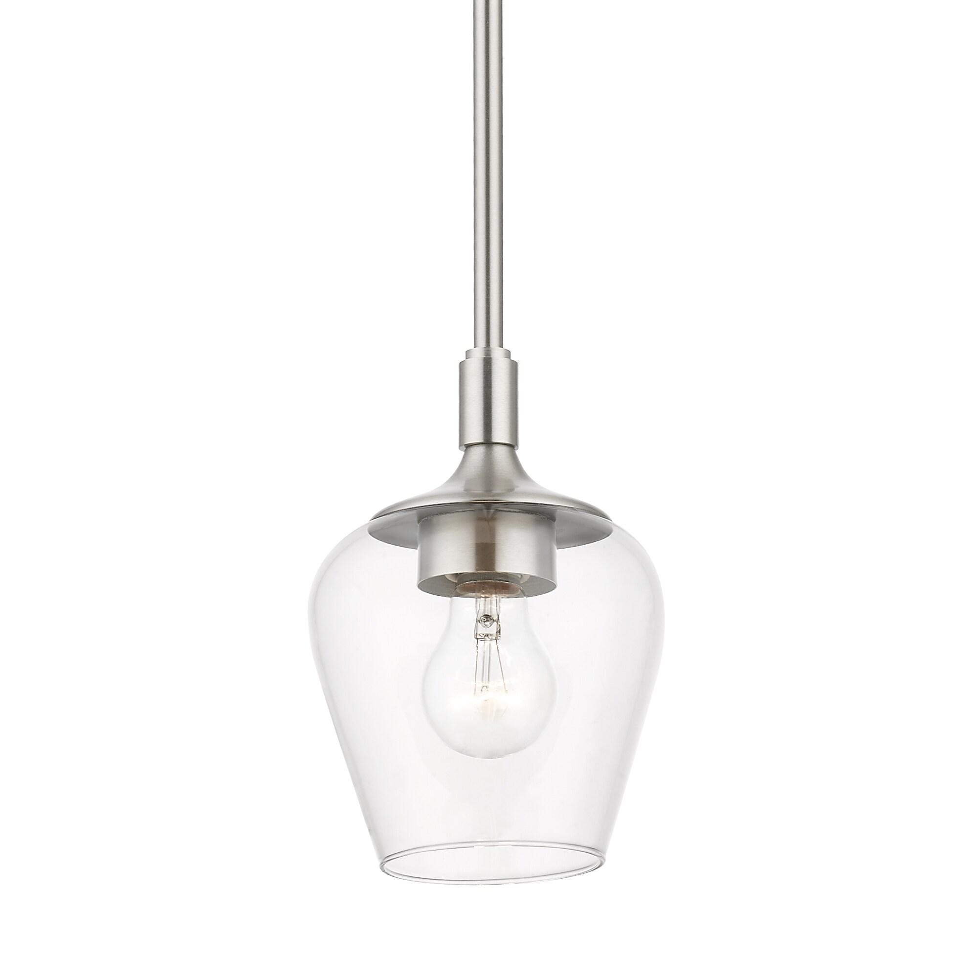 Livex Lighting Willow 1 - Light Pendant in  Brushed Nickel