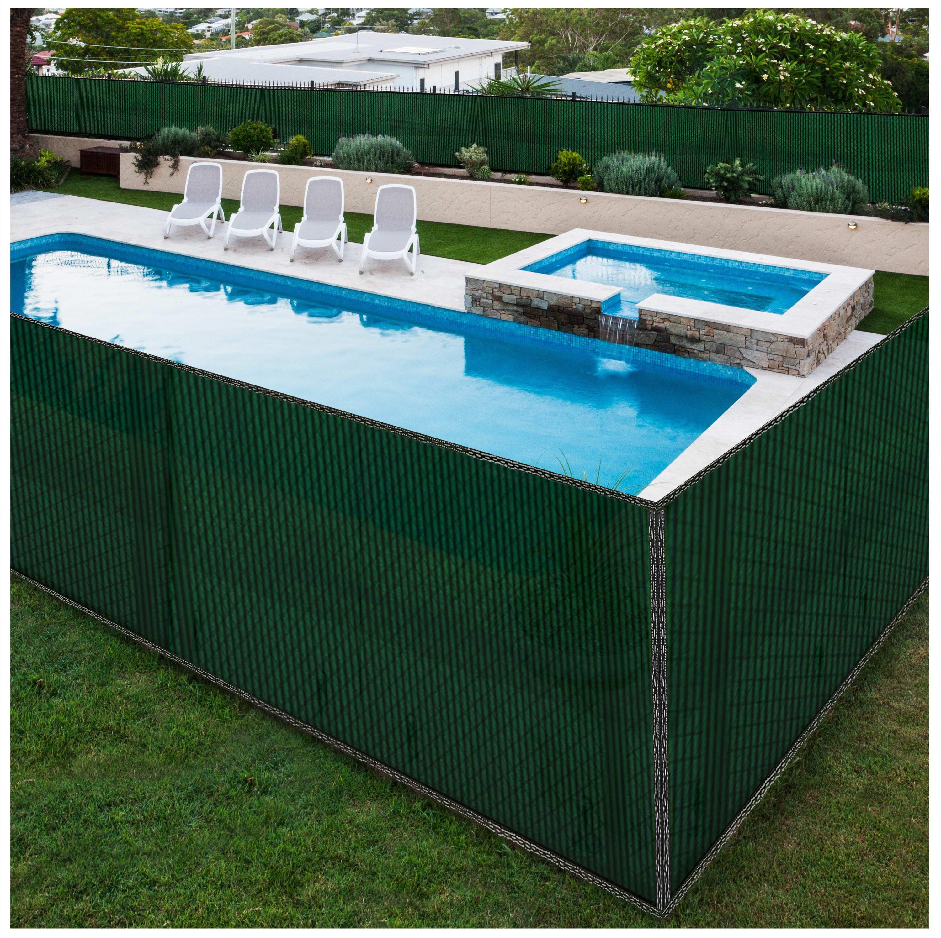 Dark Green Polyethylene Plastic Fencing