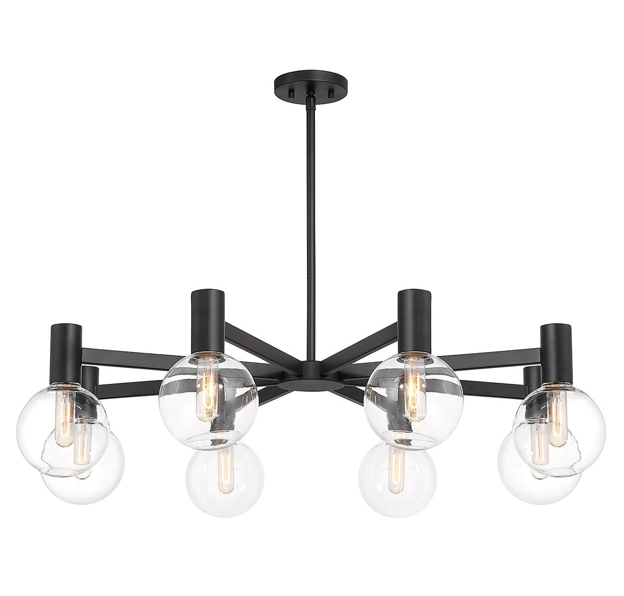 Savoy House Wright 8 - Light Chandelier in  Matte Black