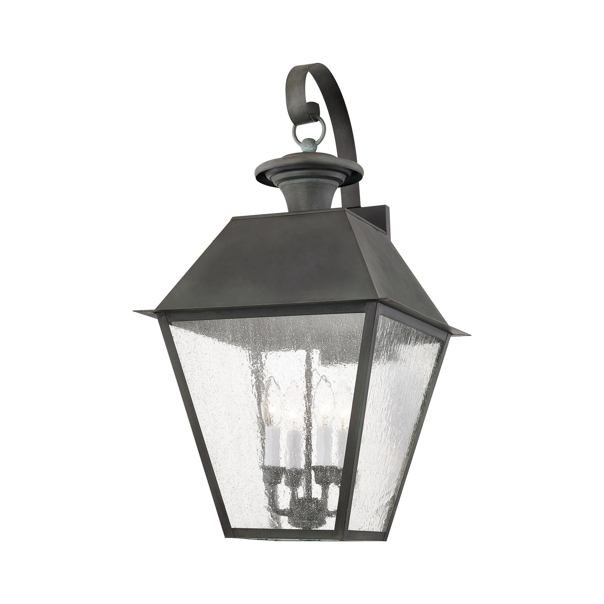 Livex Lighting Mansfield 4 - Light Wall Light in  Charcoal