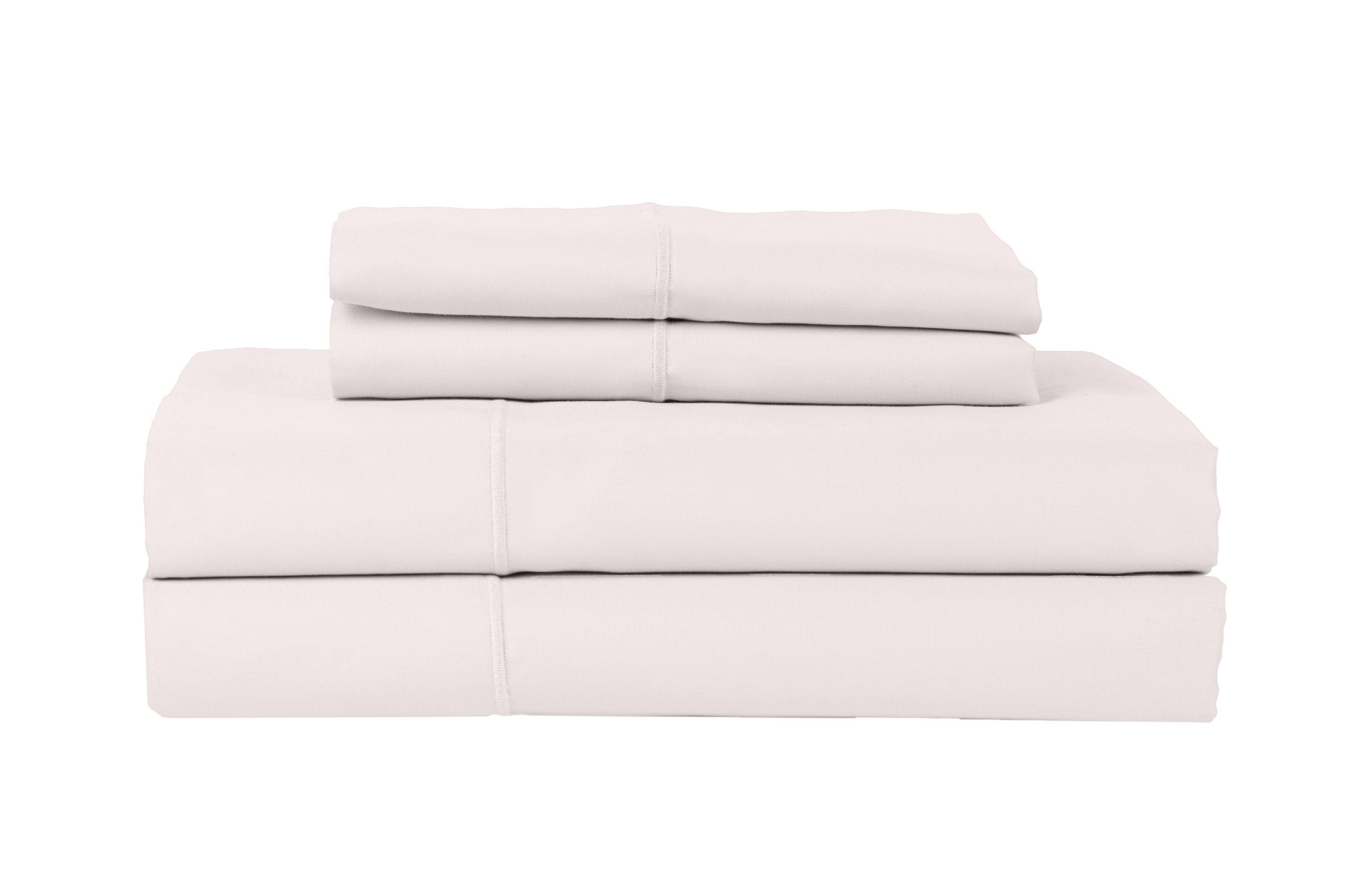 HN International Group Inc Hotel Concepts 500 Thread Count Sateen Sheet Set Queen Ash