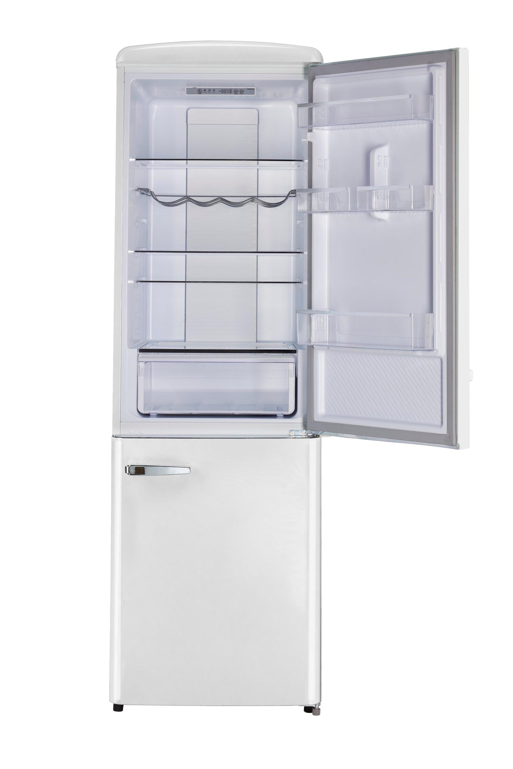Unique Appliances Classic Retro 23.6" Frost-Free 11.7 cu. ft. Energy Star Certified Bottom Freezer Refrigerator UGP-330L W AC