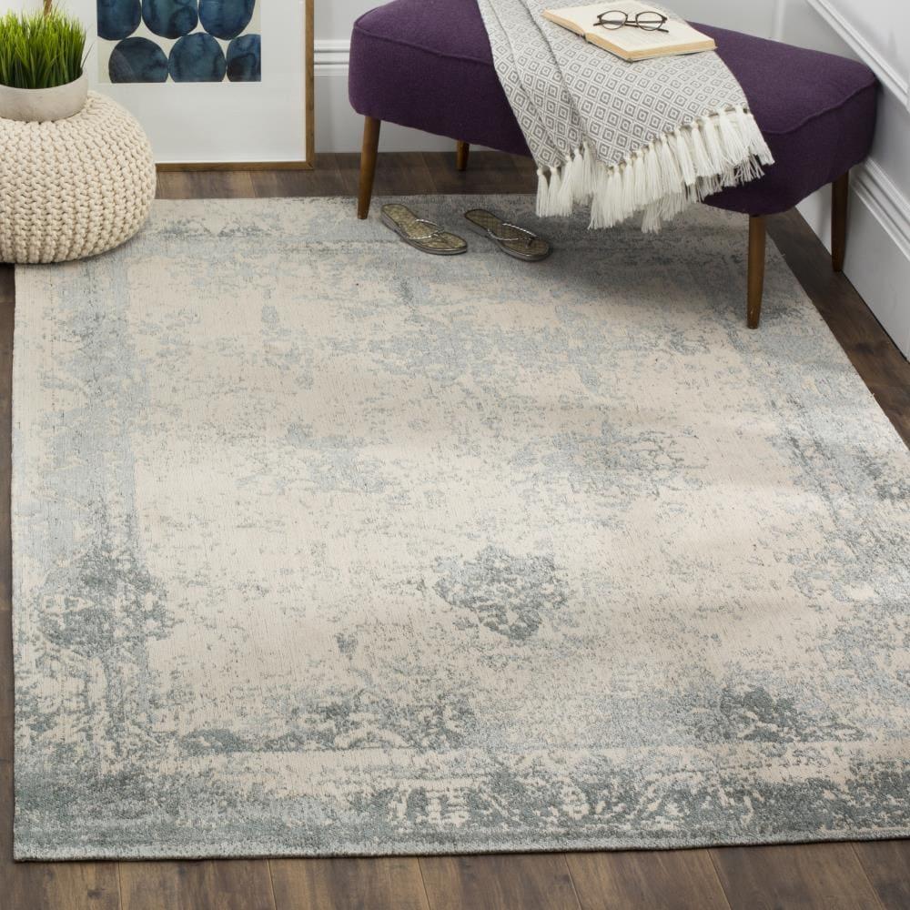 Classic Vintage CLV125 Power Loomed Area Rug - Grey - 8'x11' - Safavieh.