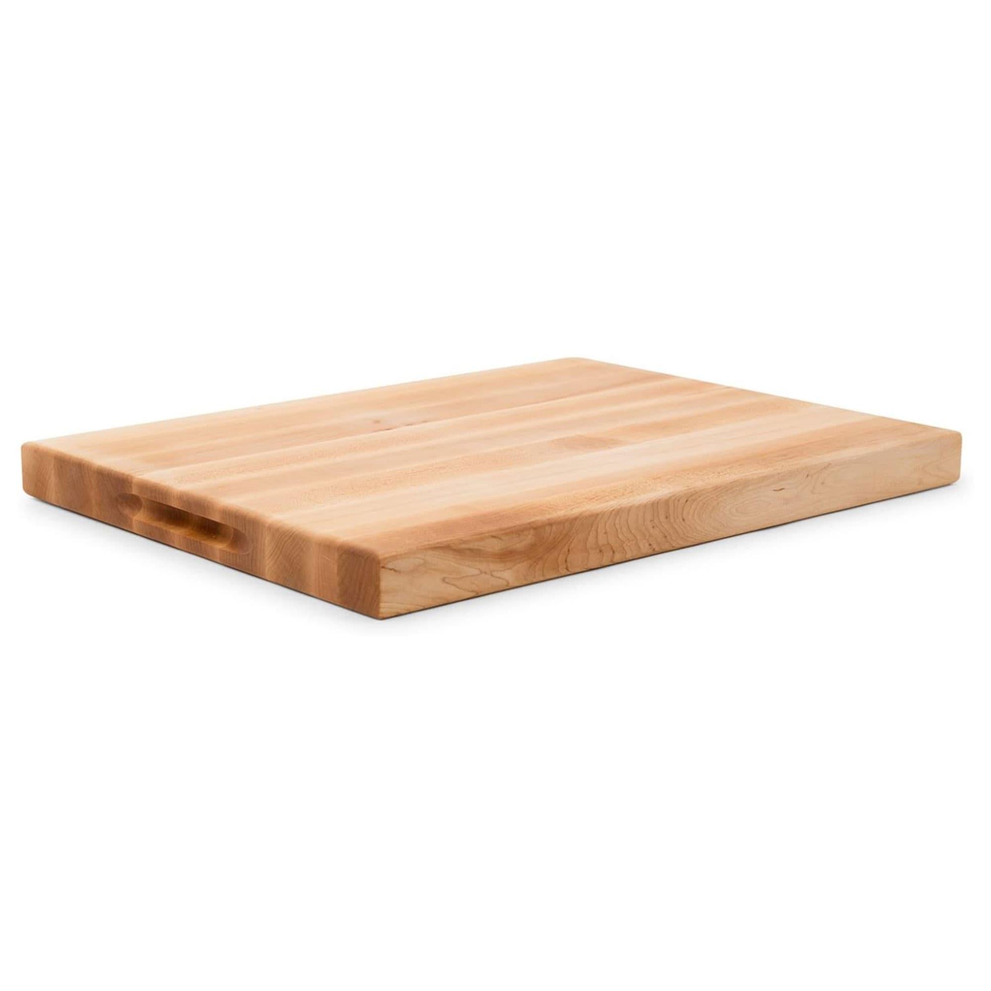 John Boos Chef's Edge Grain 1.5" Maple Cutting/Carving Board with Juice Groove