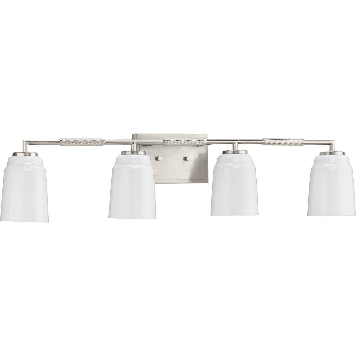 Progress Lighting Spenser 4 - Light Vanity in  Brushed Nickel