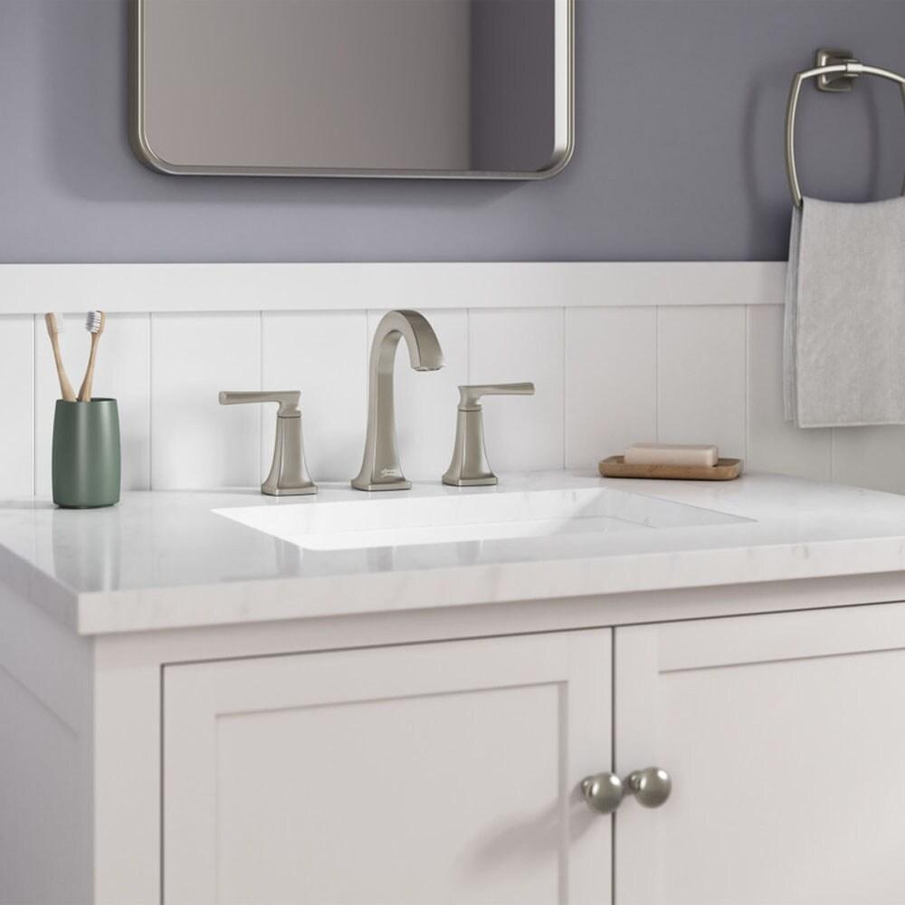 American Standard Belmeade Widespread Faucet 2-handle Bathroom Faucet with Drain Assembly 7426801.295