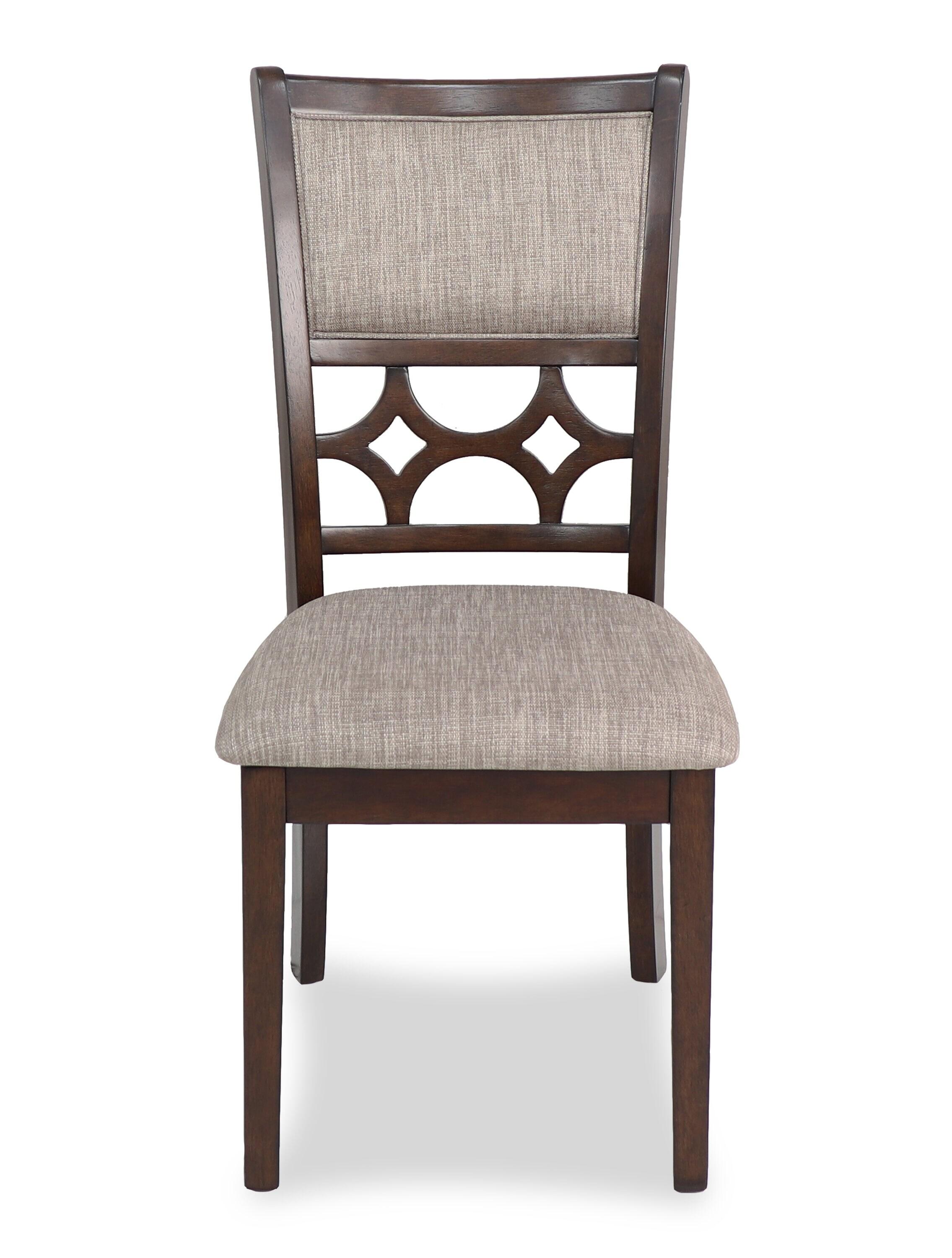 New Classic Furniture Mitchell 5-Piece Transitional Wood Dining Set in Cherry