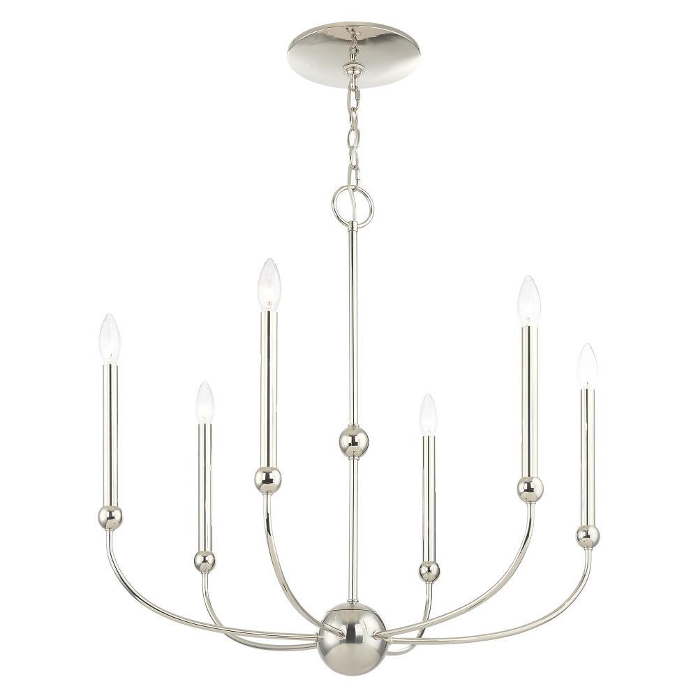 6 - Light Dimmable Chandelier