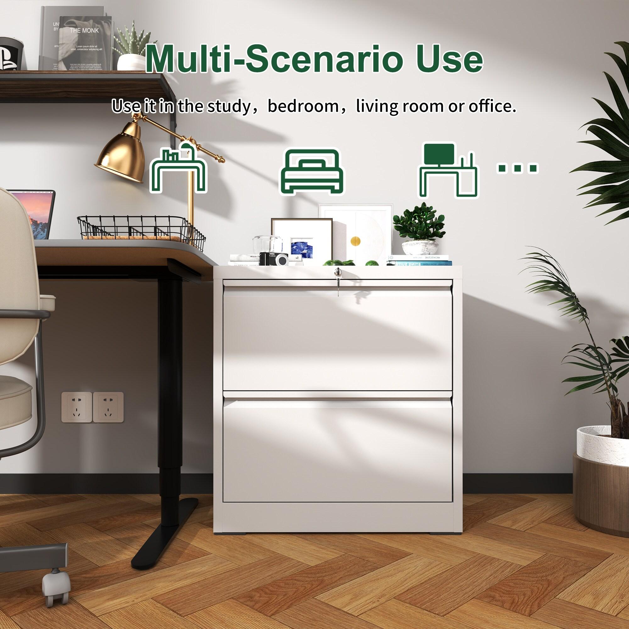 Millwood Pines File Cabinet, Rolling Mobile, Storage Drawers, Printer Stand | Wayfair
