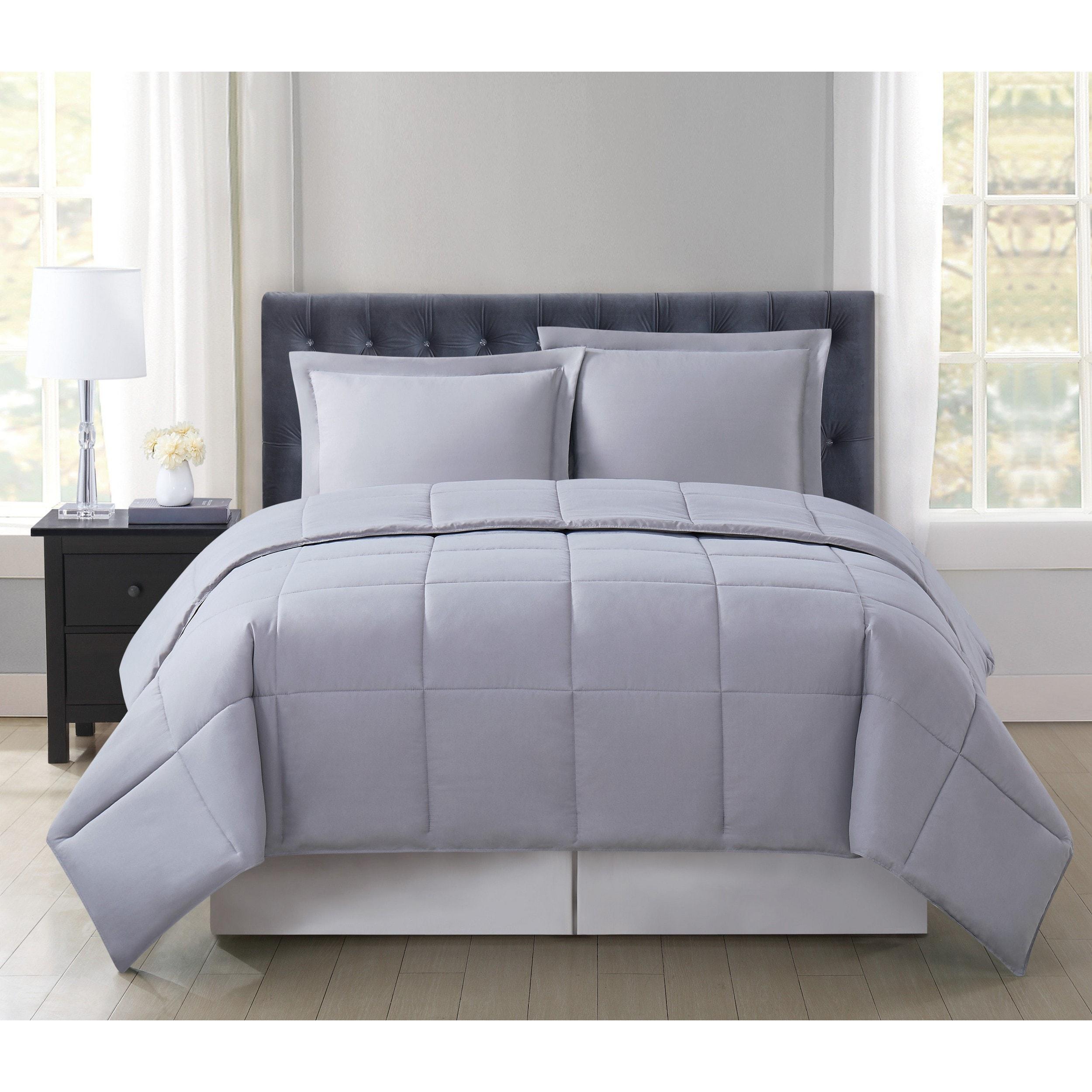 Everyday Baffle Box Stitch Comforter Set