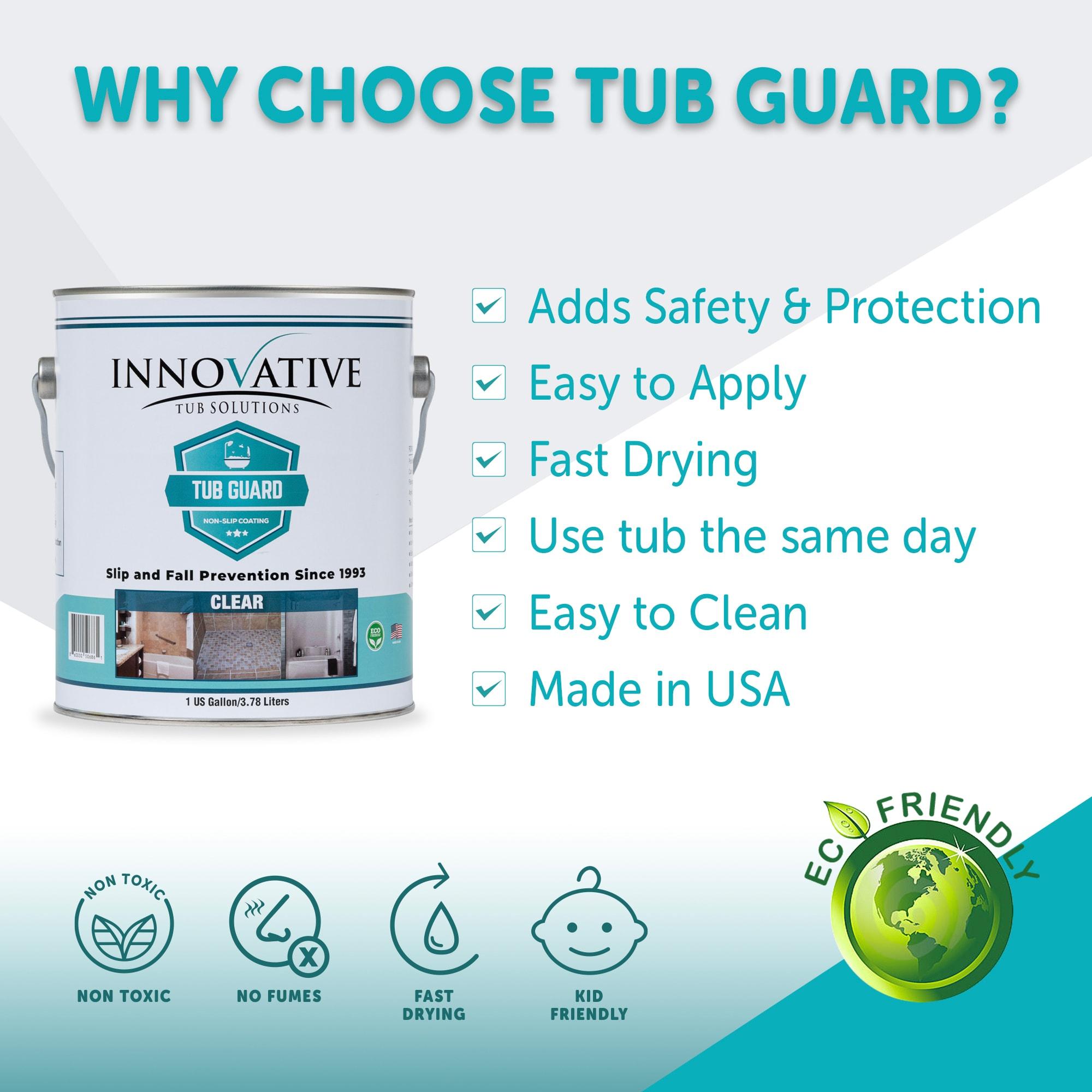 Tub Guard Clear Non Slip Safety Coating - Gallon