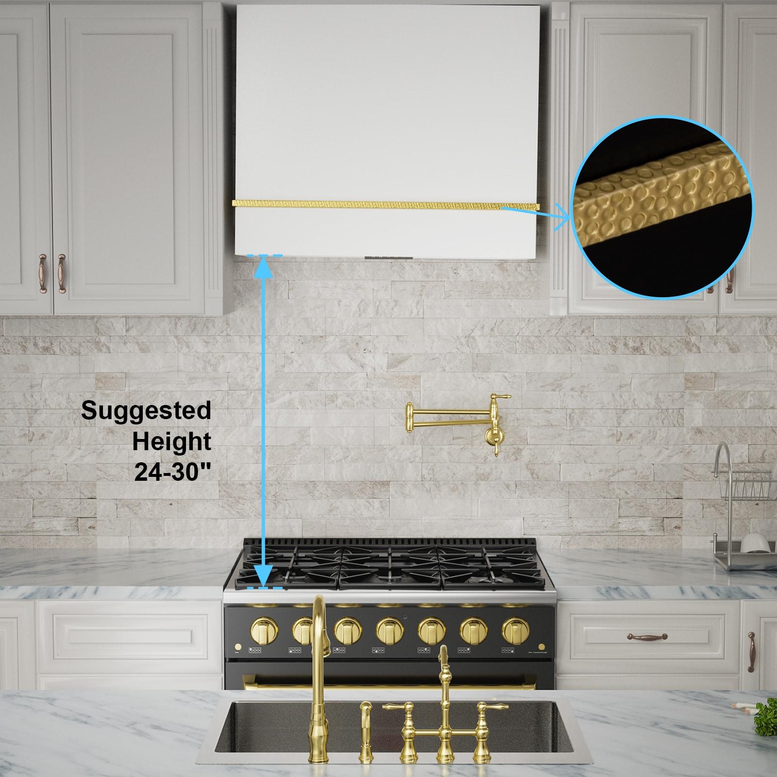 Akicon Akicon 36" 600 CFM Ducted (Vented) Wall Range Hood