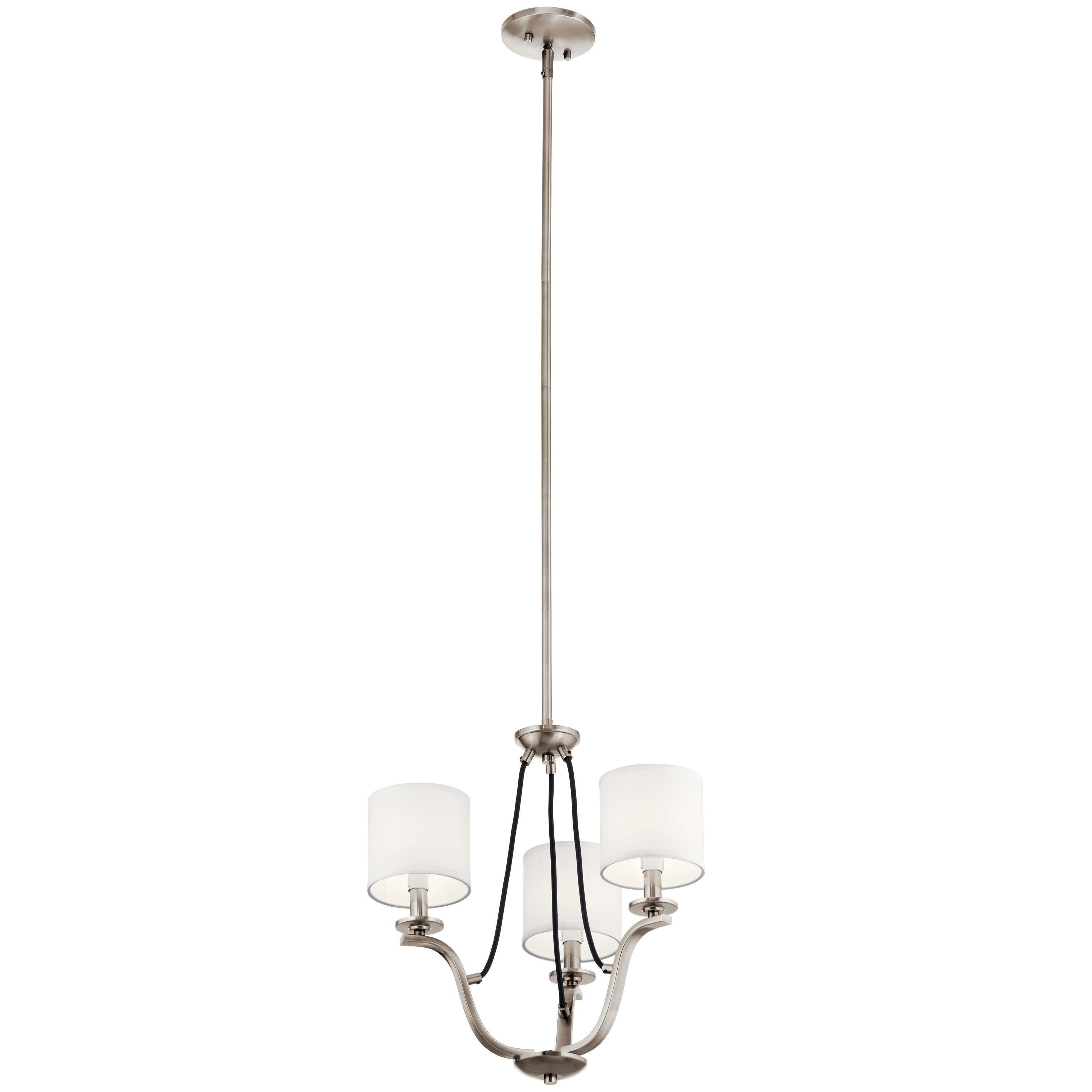 Kichler Lighting Thisbe 3 - Light Chandelier in  Classic Pewter