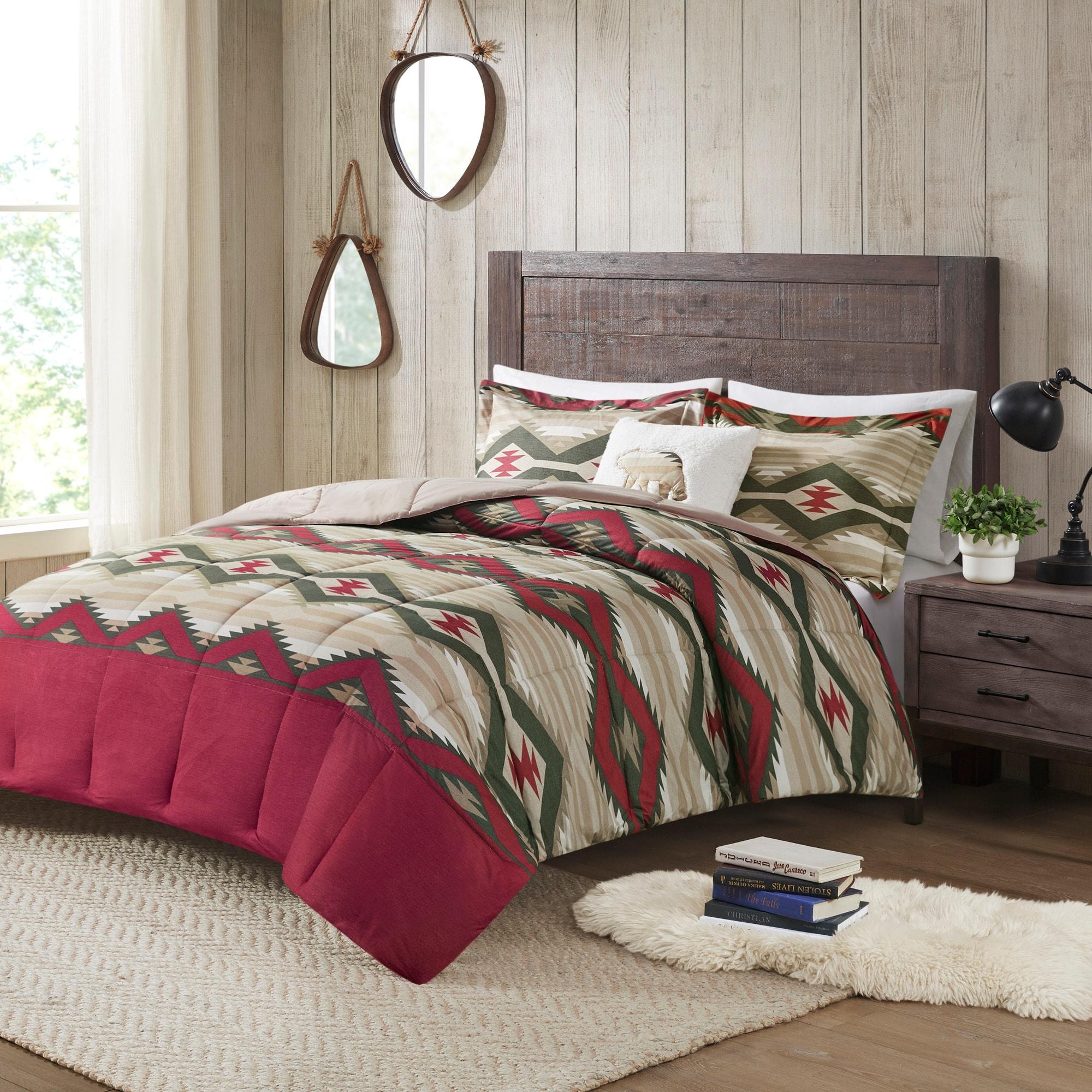 Woolrich Woolrich Emmet Creek Down Alternative Comforter Set with Throw Pillow