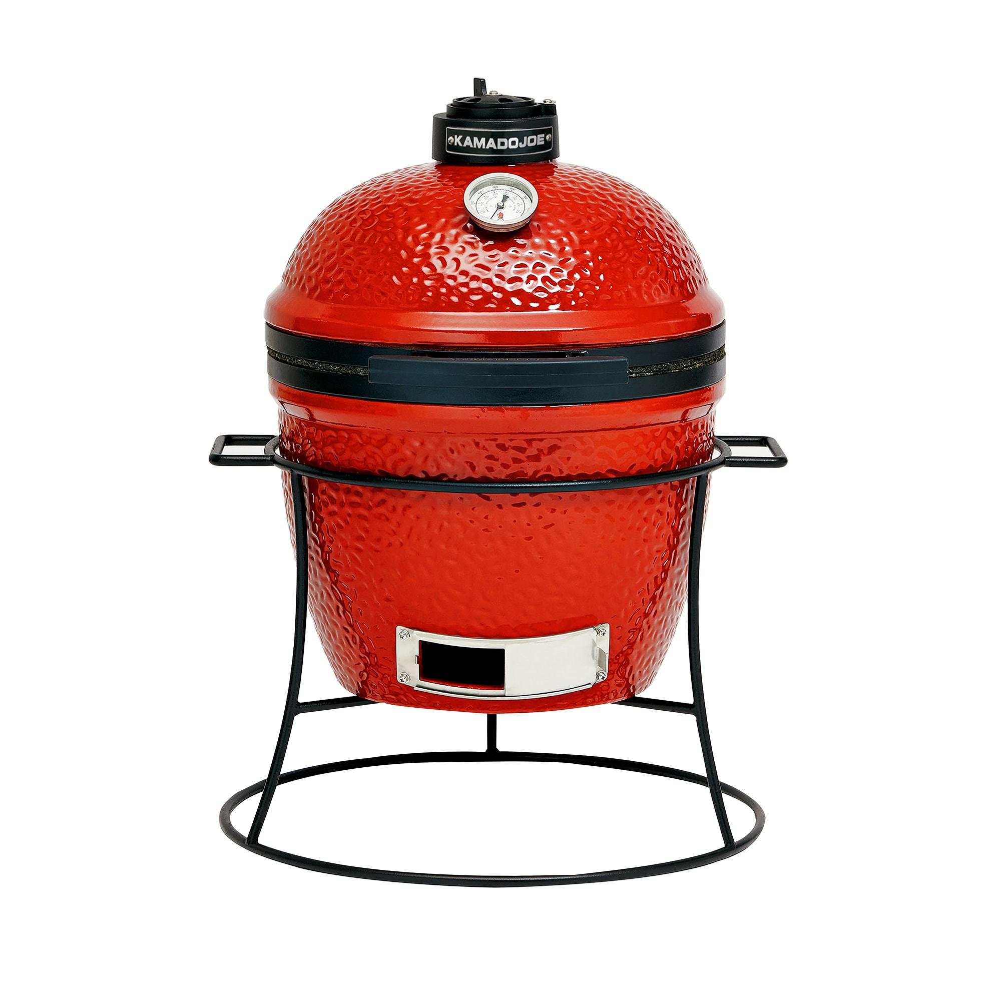 Kamado Joe Joe Jr 13.5-inch Portable Charcoal Grill in Red