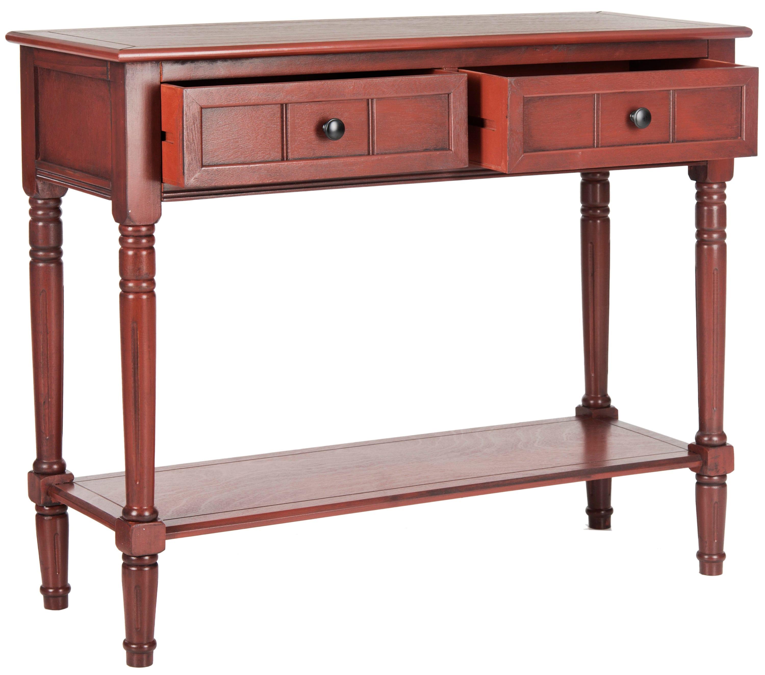 Samantha Console Table - Red - Safavieh