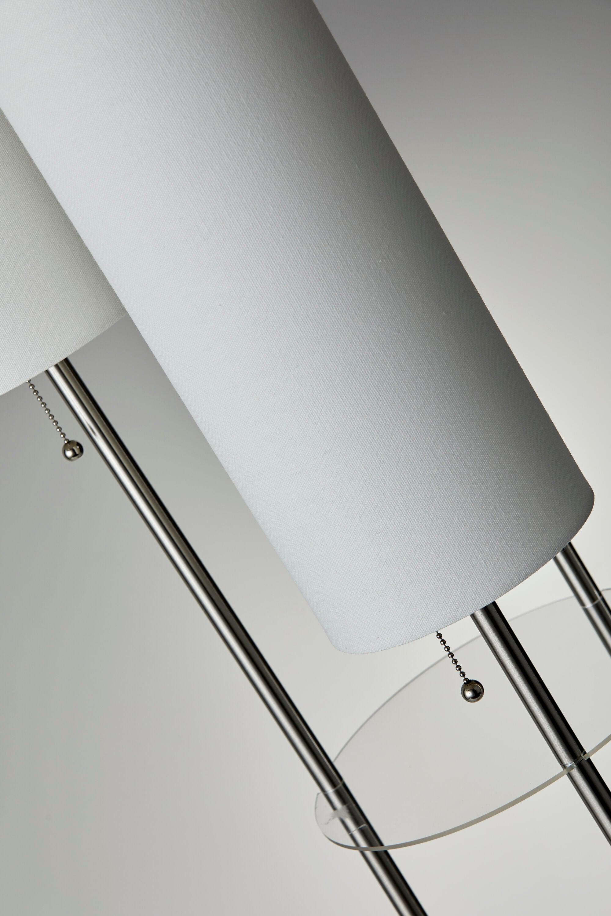 68" Trio Floor Lamp Silver - Adesso