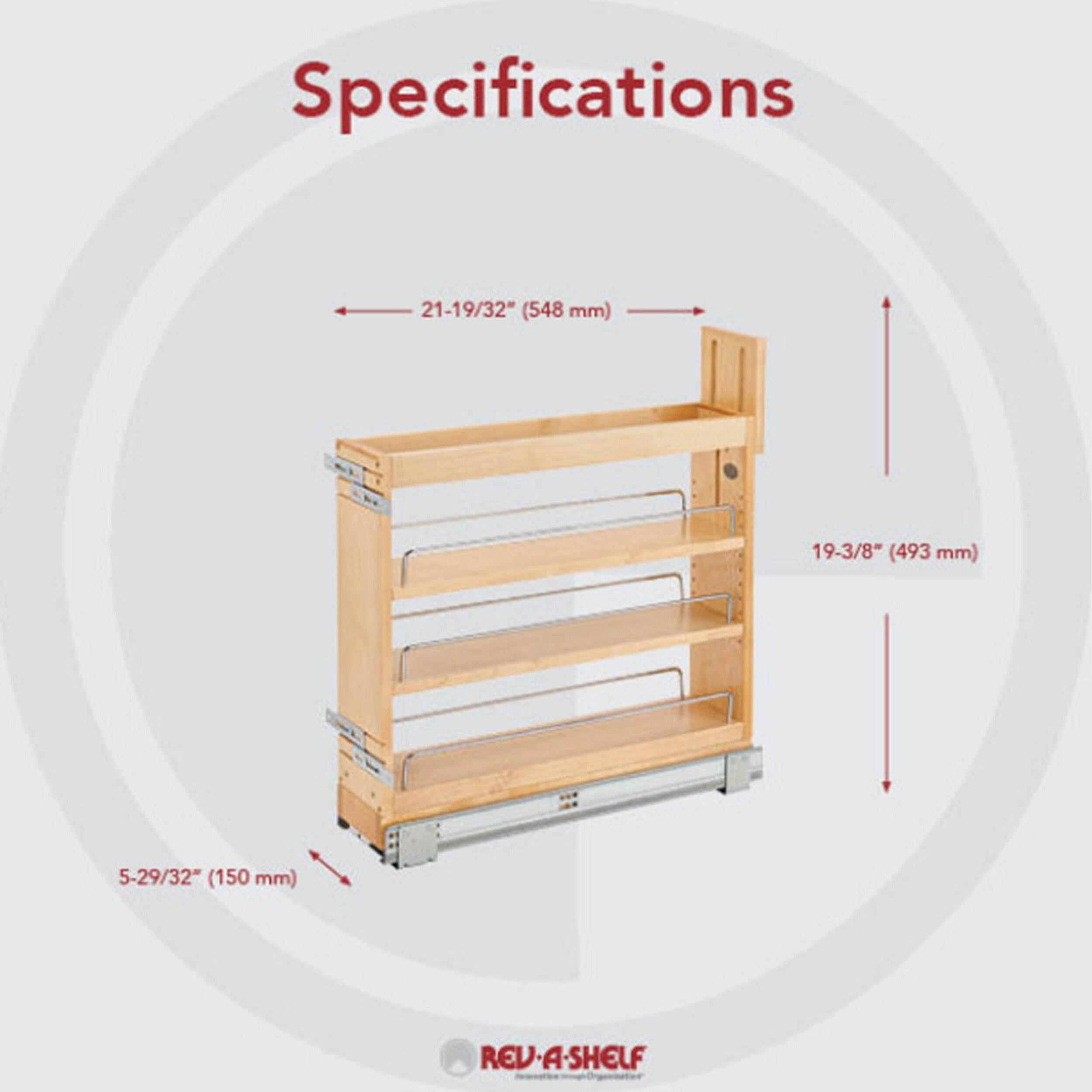 Rev-A-Shelf Door/ Drawer Base Cabinet Organizer Soft-Close