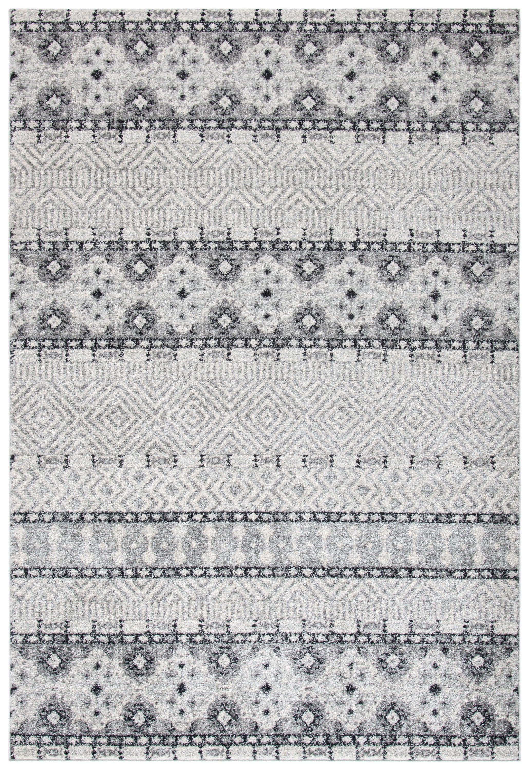 Madison MAD797 Power Loomed Accent Rug - Charcoal/Grey - 2'3"x4' - Safavieh.