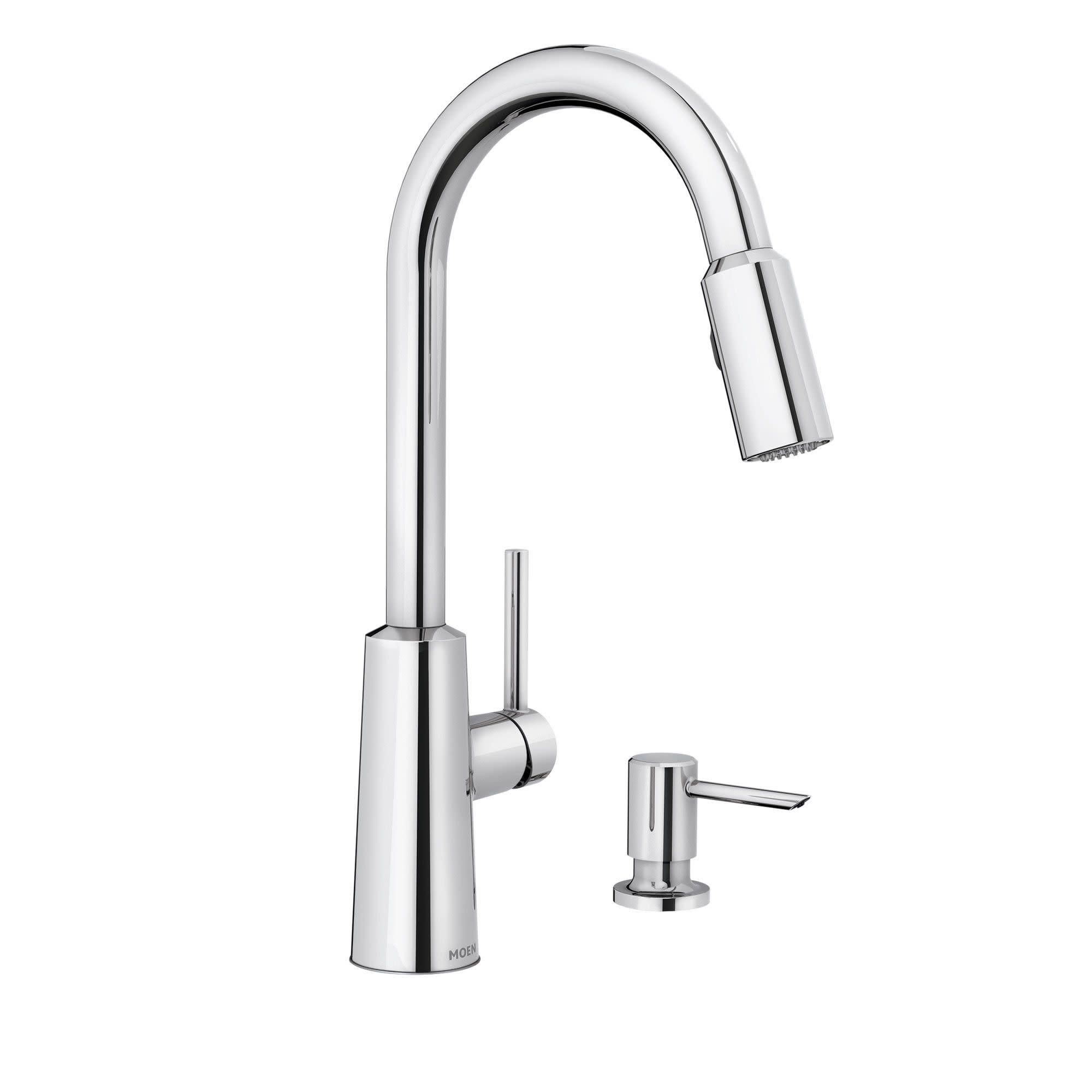 Moen Nori One Handle Chrome Pull-Down Kitchen Faucet