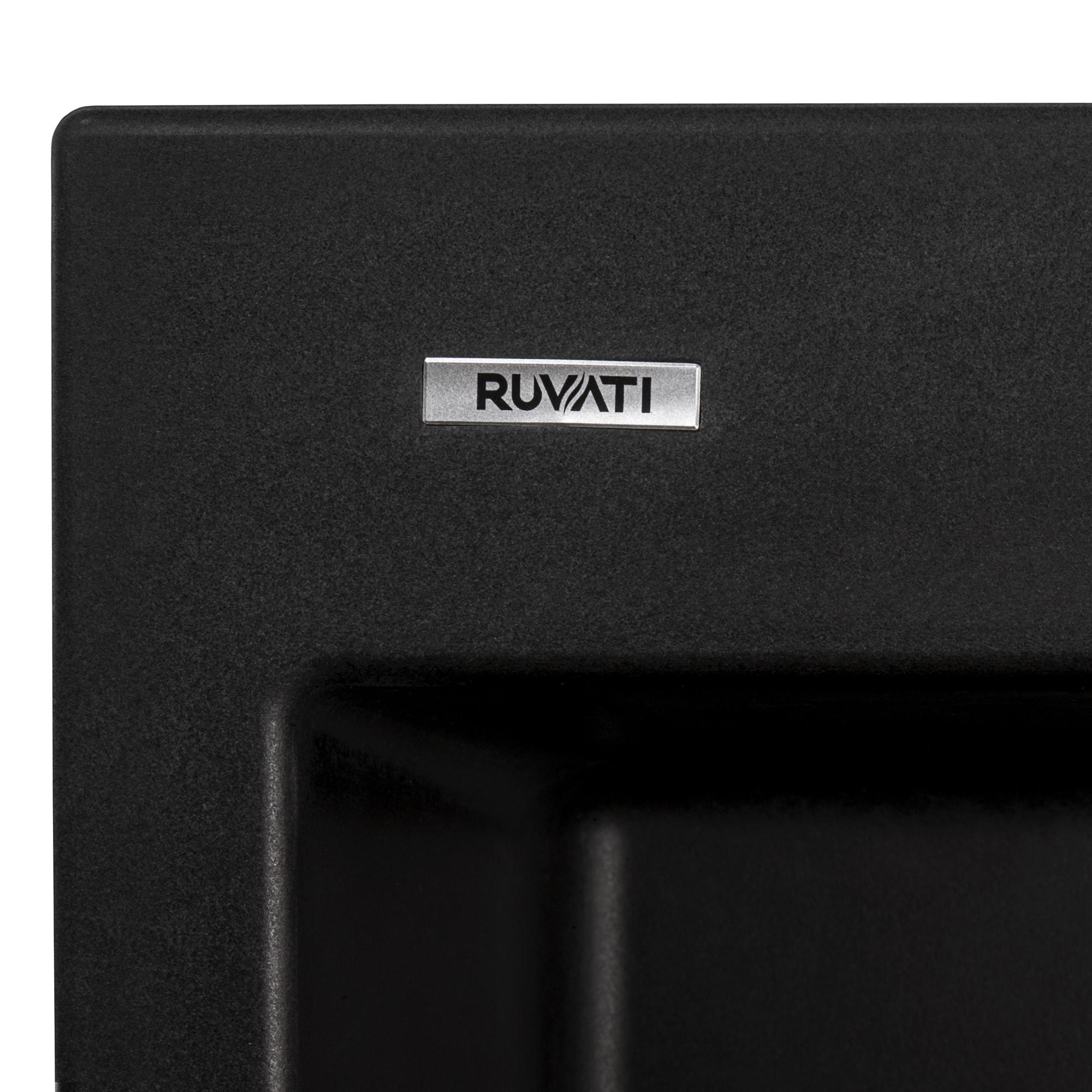 Ruvati epiGranite Drop-in Topmount Granite Composite Kitchen Sink