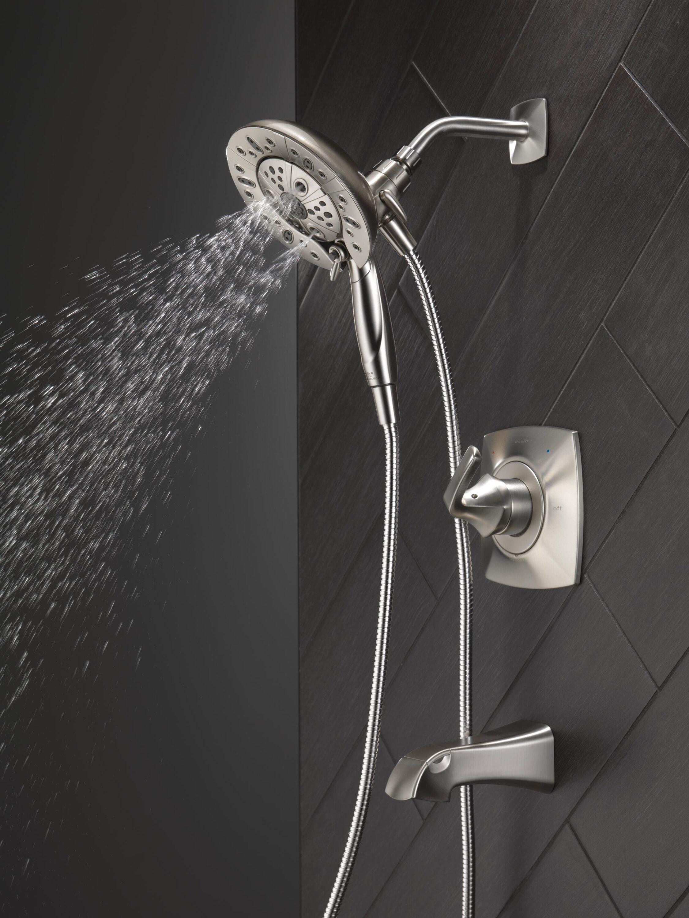 Vesna Single-Function Tub Shower Faucet Set, Shower Trim Kit with In2ition Shower Head and Valve