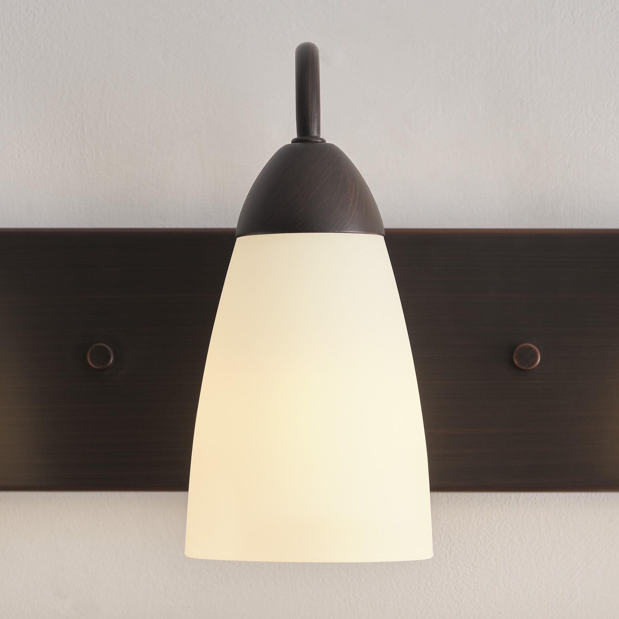 Generation Lighting 4420203-710 Seville Three - Light Wall/Bath Vanity Style Fixture, Bronze