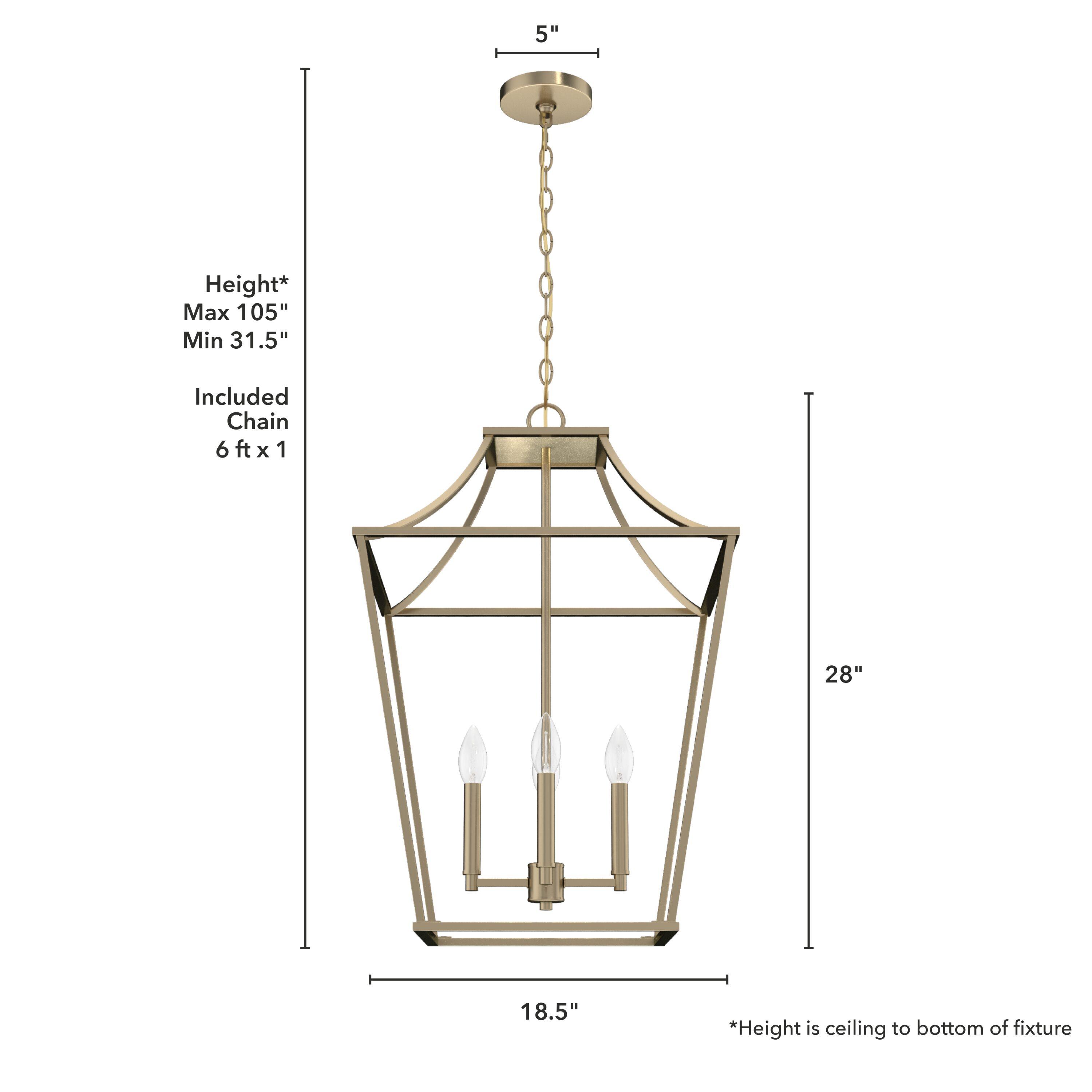 Laurel Ridge 4 Light Lantern Pendant