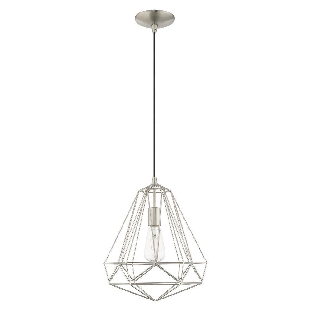 Livex Lighting Knox 1 - Light Pendant in  Brushed Nickel