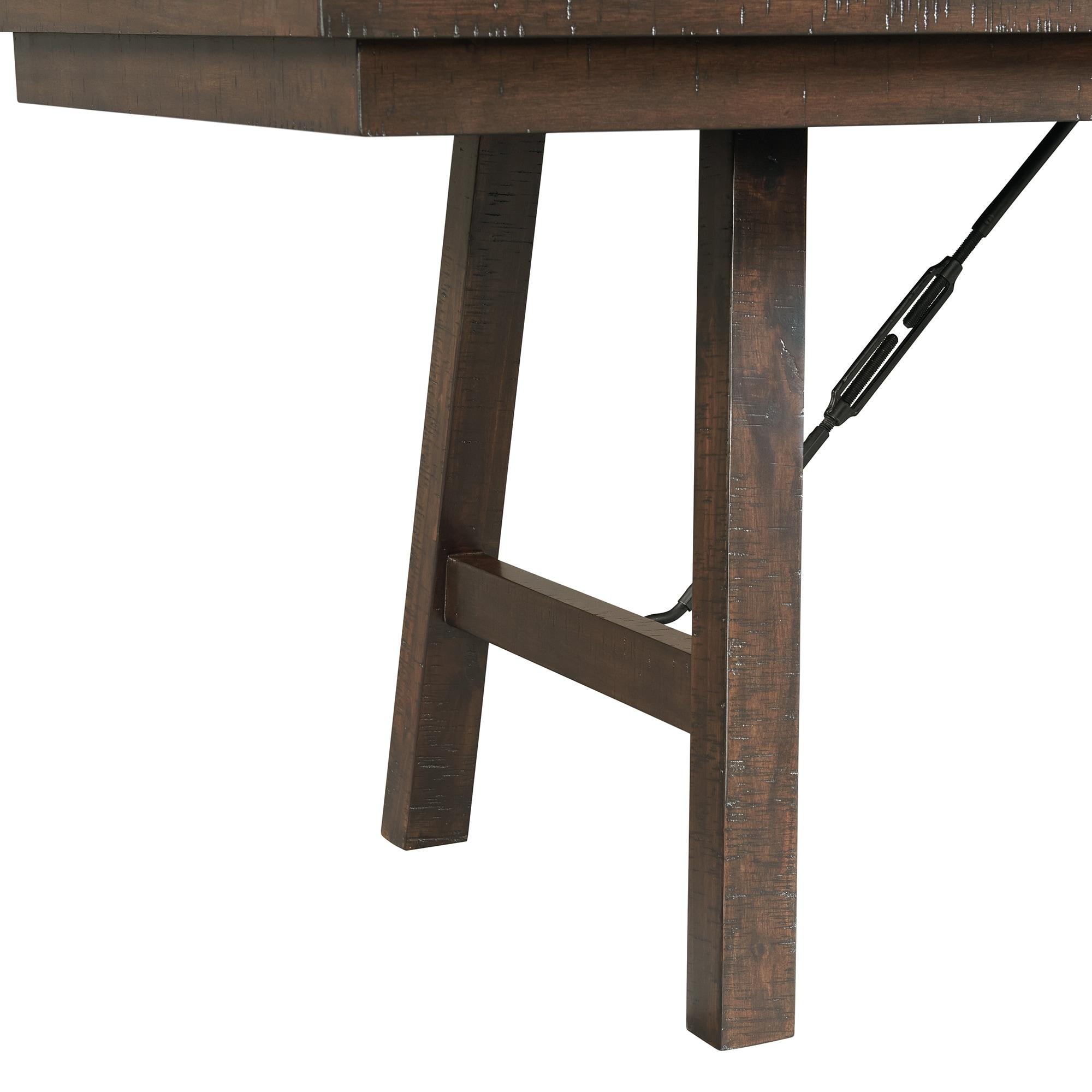 Elements Dex 6PC Dining Set (72" Table + 4 Chairs + Bench) in Cherry