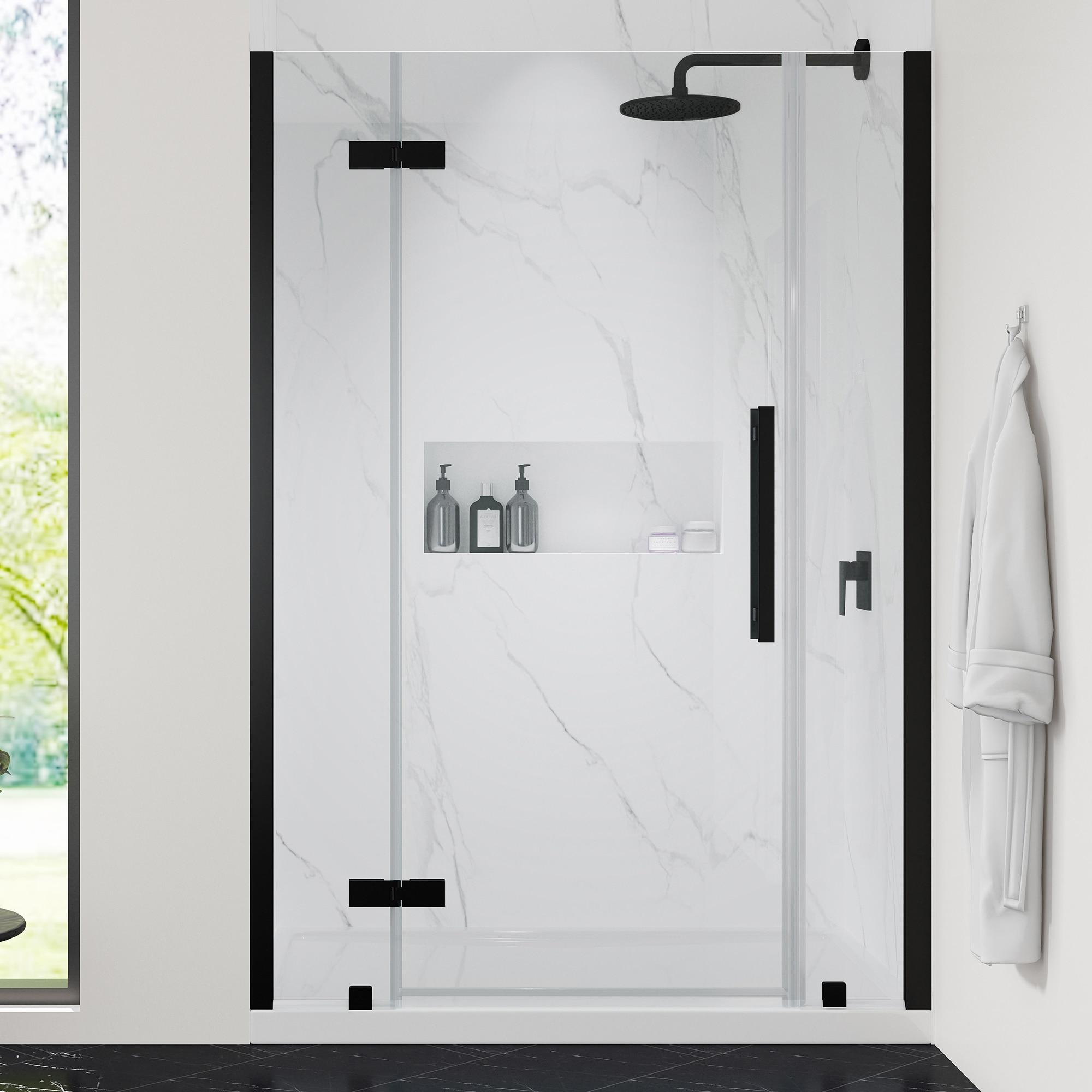 Ove Decors Endless Tampa 47" W x 72" H Alcove Frameless Shower Kit, Door, 2 Panel, Base TA1330420
