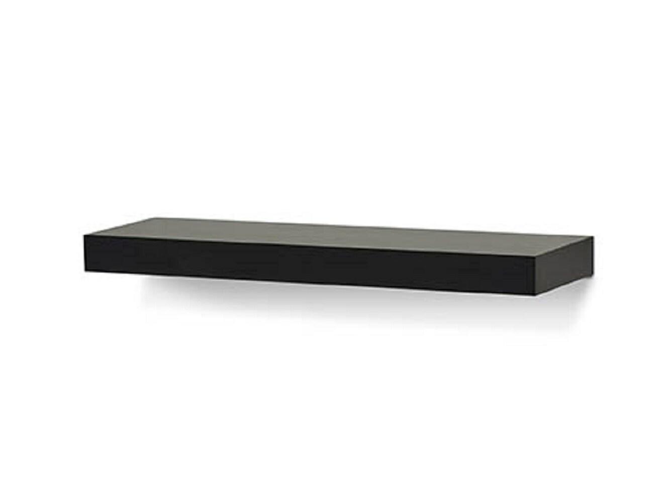 Wallscapes WSAVLN620BK 20 in. Mini Avalon Floating shelf, Black