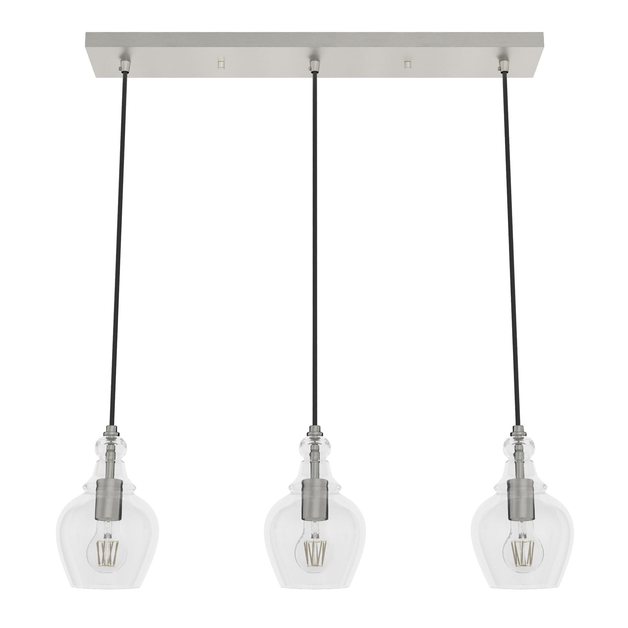 Hunter Fan Maple Park 3 Light Linear Bell Pendant