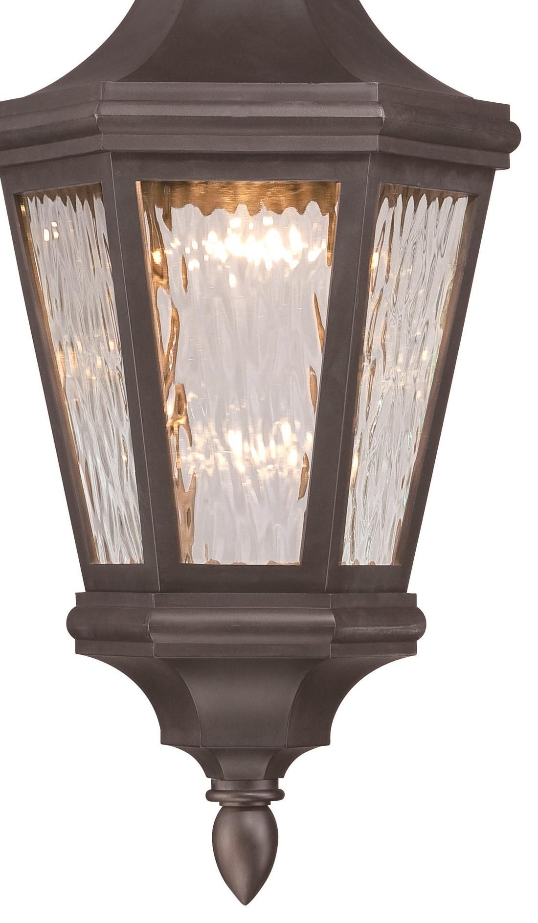 Minka Lavery Hanford Pointe Oil Rubbed Bronze 1 Light Outdoor LED Chain Hung Lantern by