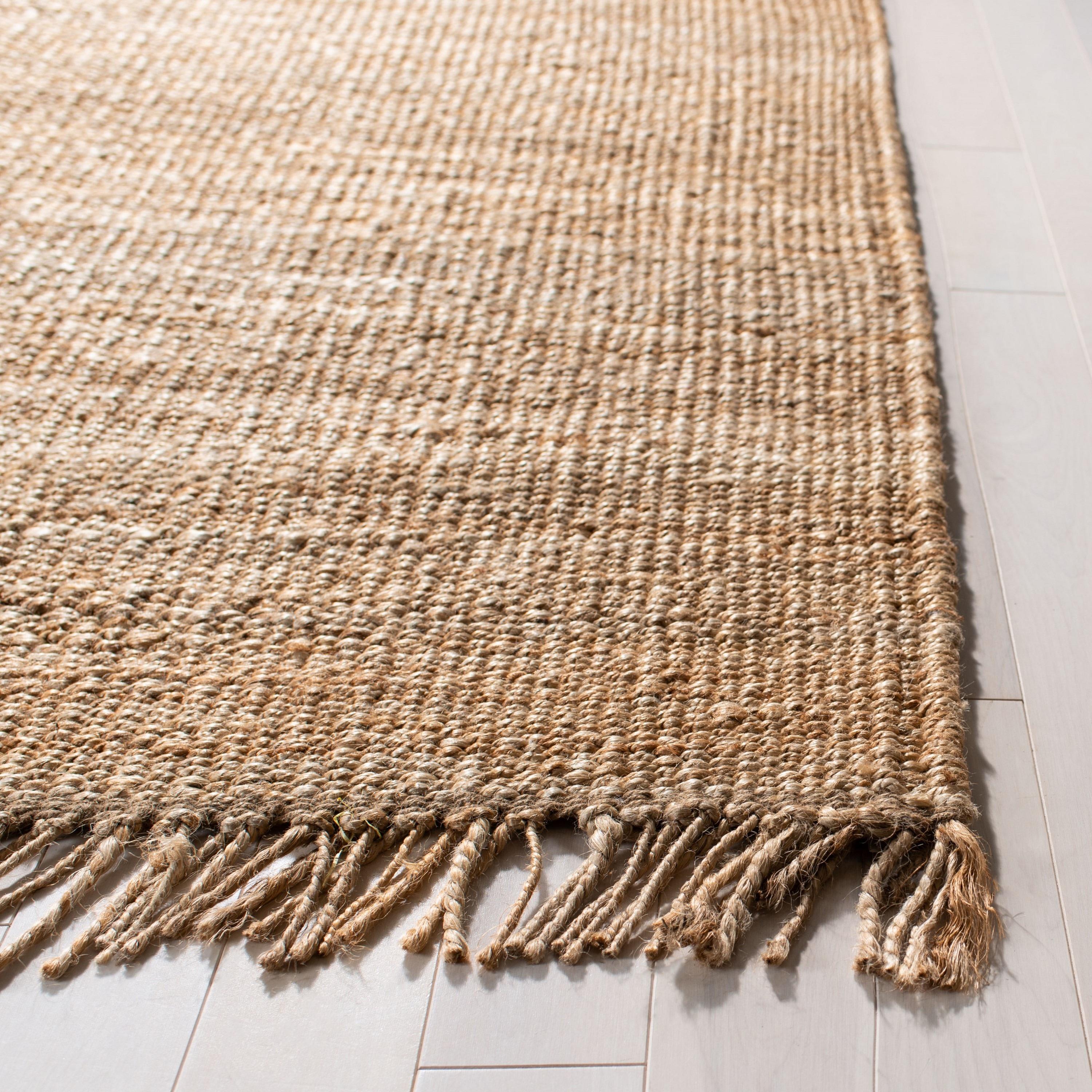 Natural Fiber NF368 Hand Woven Indoor Area Rug - Natural - 6'x6' - Safavieh.