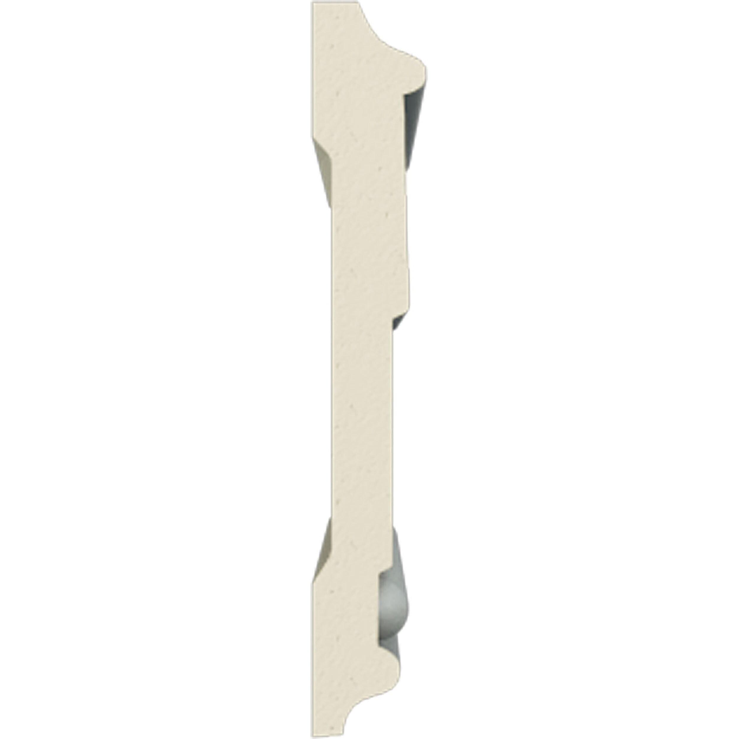 Ekena Millwork 2 3/4"H x 1/2"P x 94 1/2"L, (1 5/8" Repeat), Tralee Chair Rail (Set of 12)