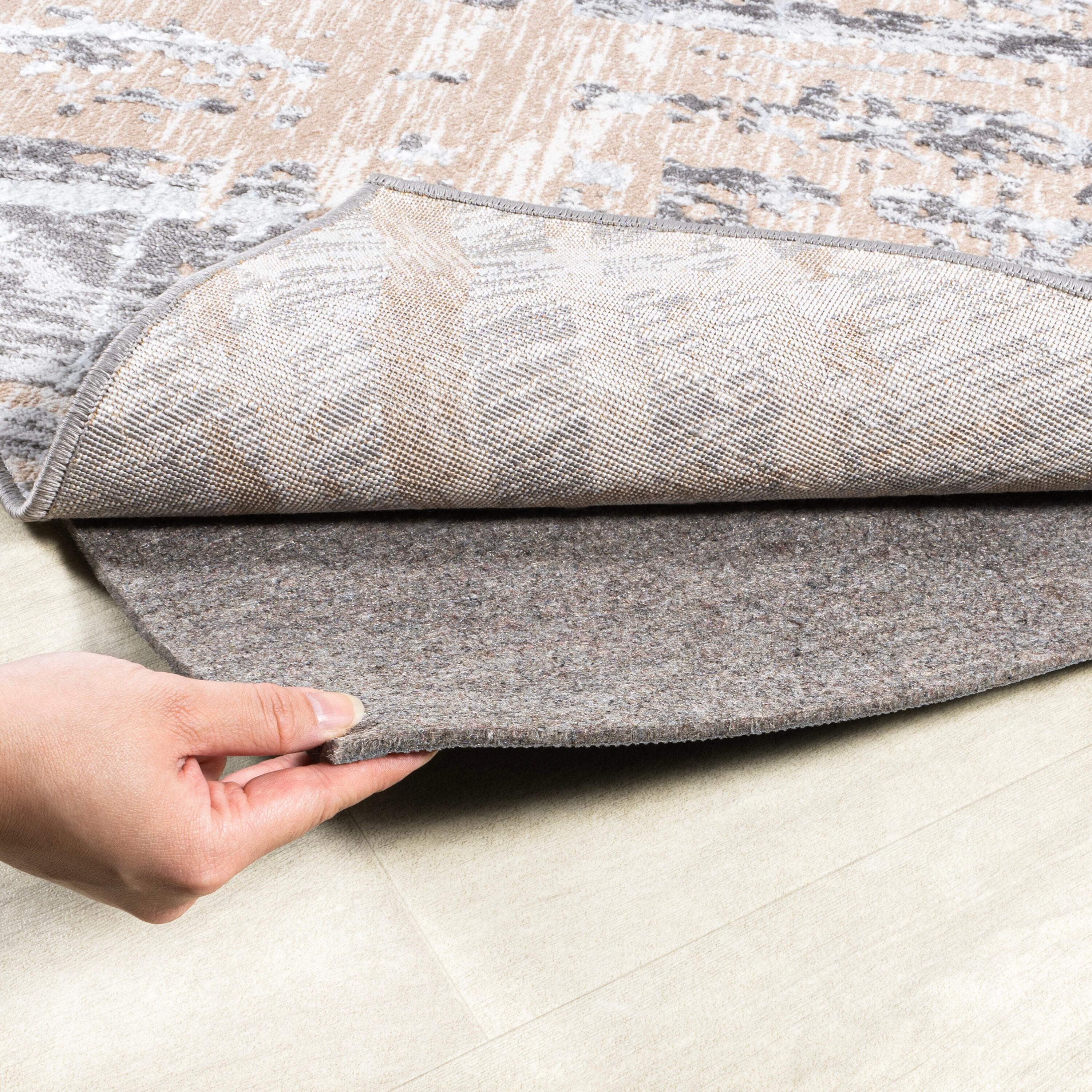 JONATHAN Y Comfort Plus Gray/Brown 3 ft. x 5 ft. Rug Pad