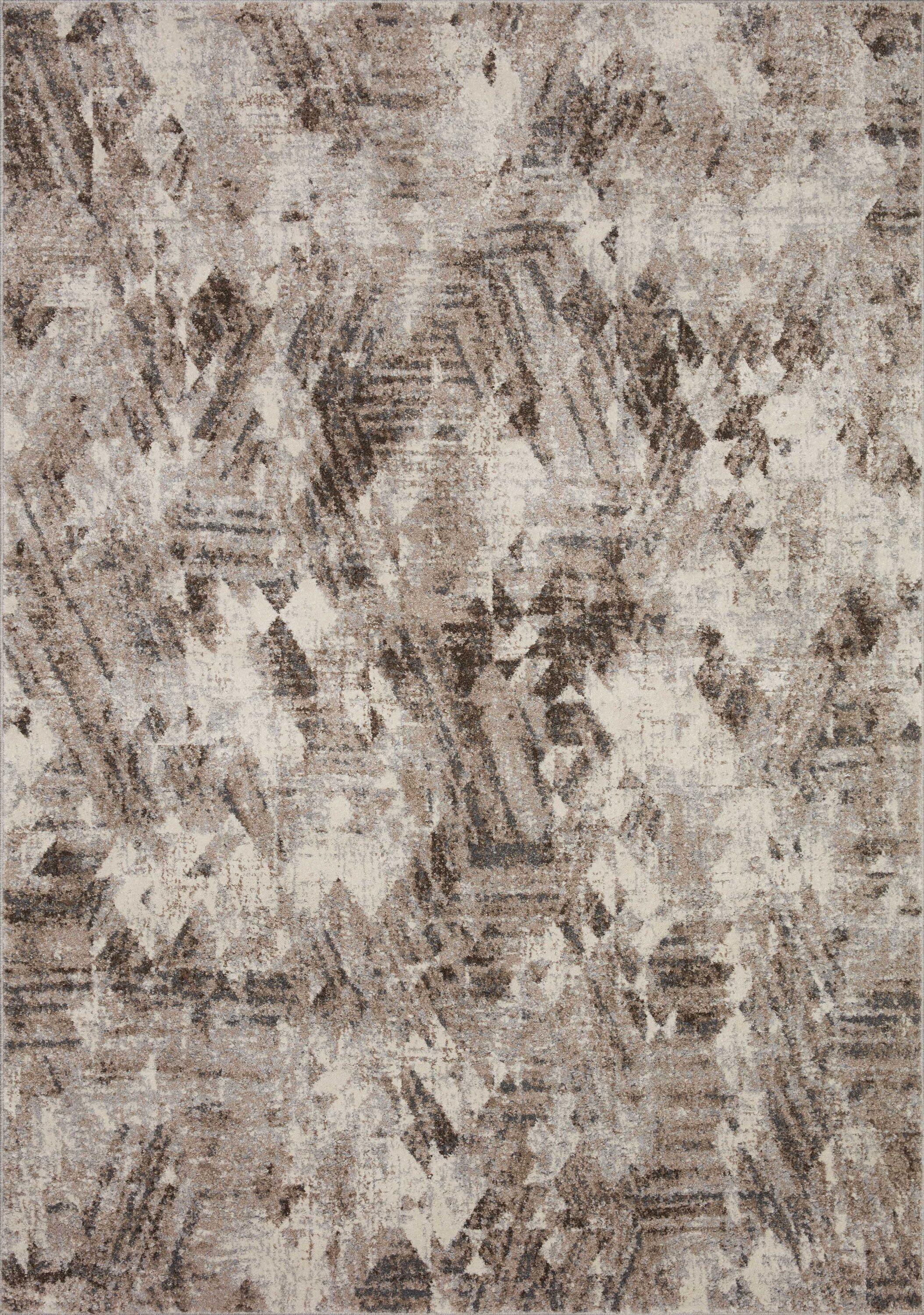 Loloi II Austen AUS-03 Abstract Natural / Mocha Area Rug 7'-10" x 10'-6"