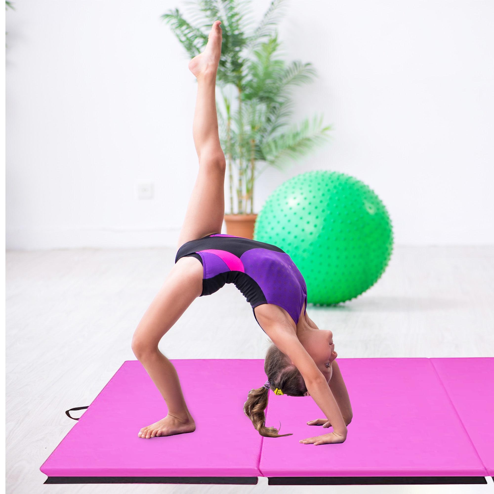 BalanceFrom Fitness BalanceFrom Fitness All Purpose Folding Gymnastics Gym Exercise Mat for Yoga, Aerobics, Pilates, and Martial Arts