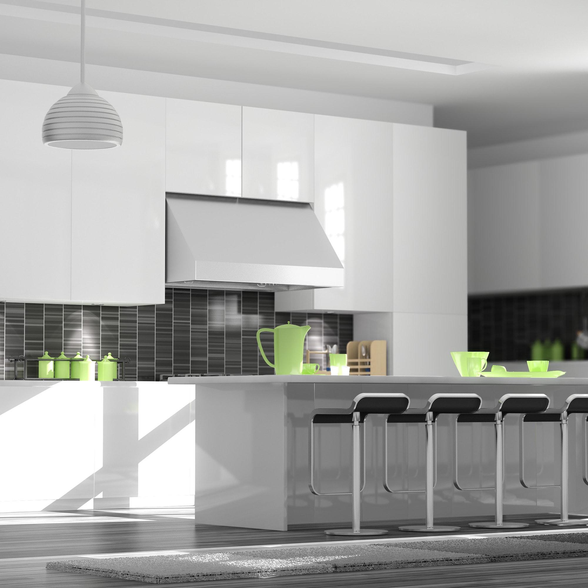 ZLINE 48 in. Convertible Vent Under Cabinet Range Hood in Stainless Steel (523-48)