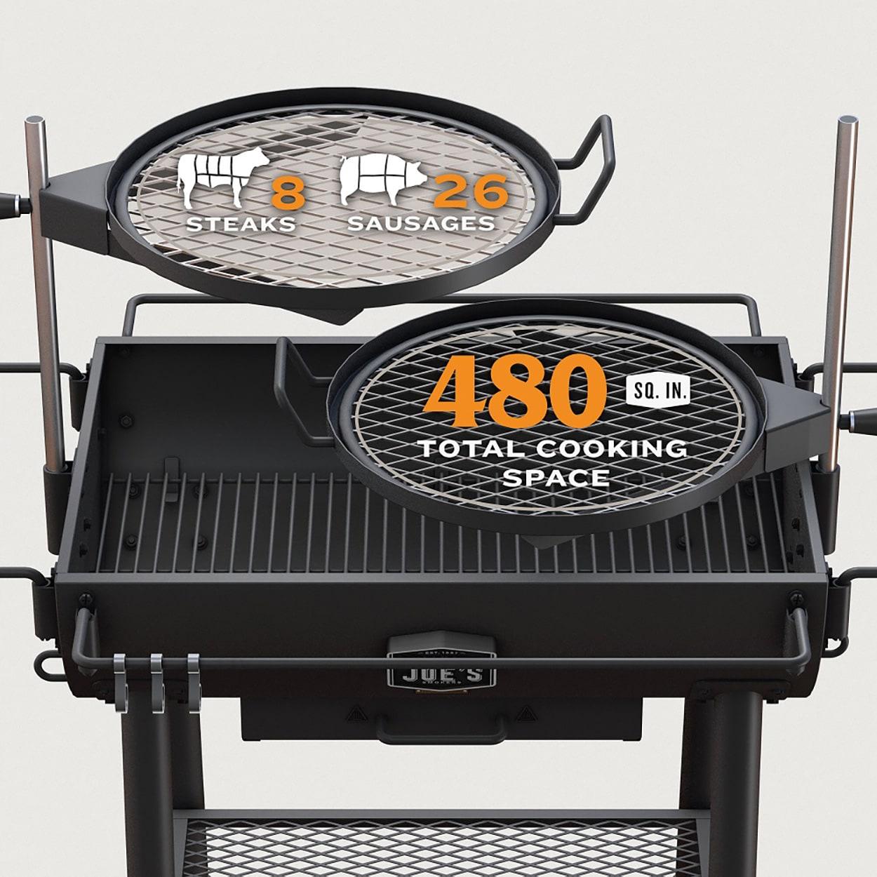 Oklahoma Joe's Charcoal/Wood Grill Black