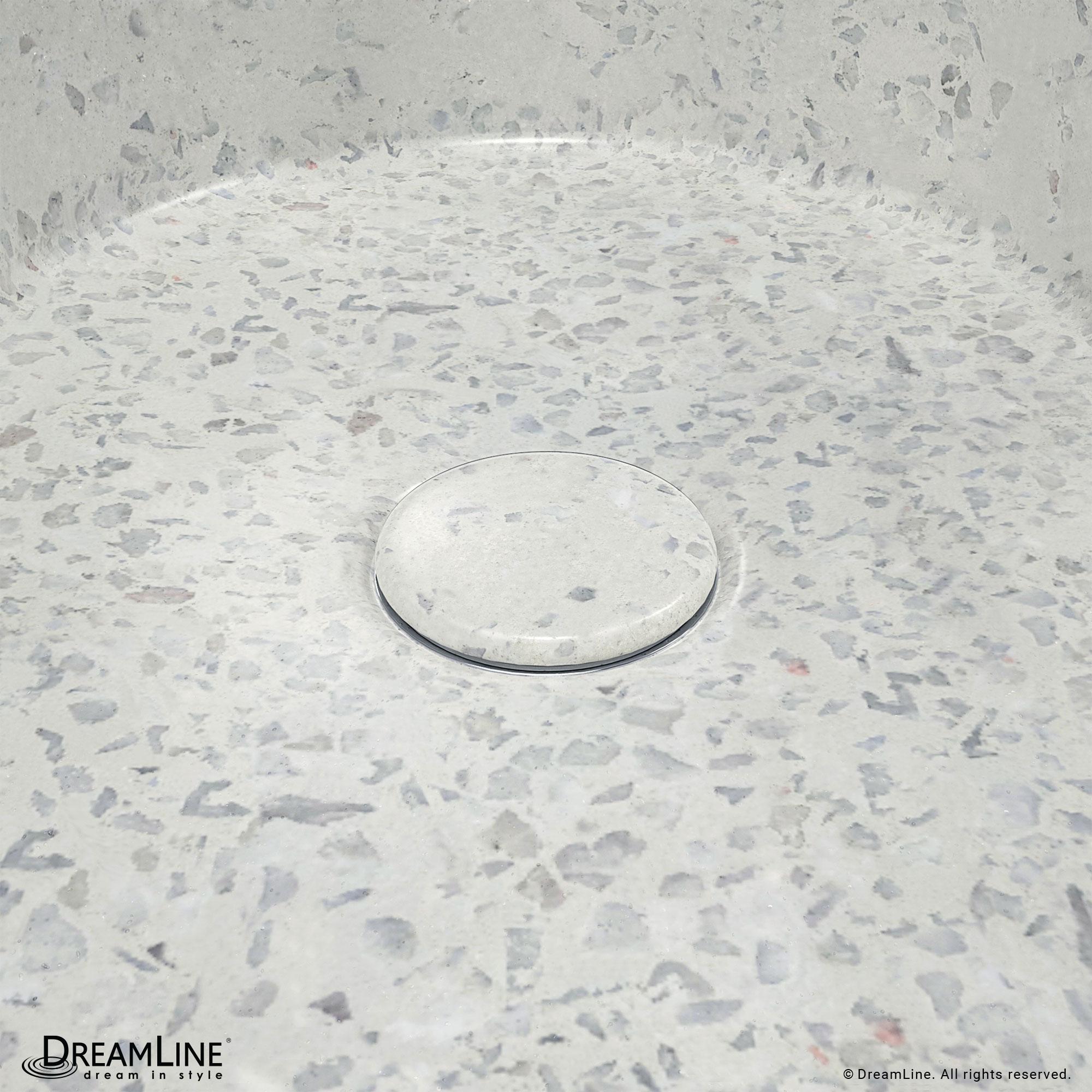 DreamLine Ambia 10'' Terrazzo Oval Vessel Bathroom Sink
