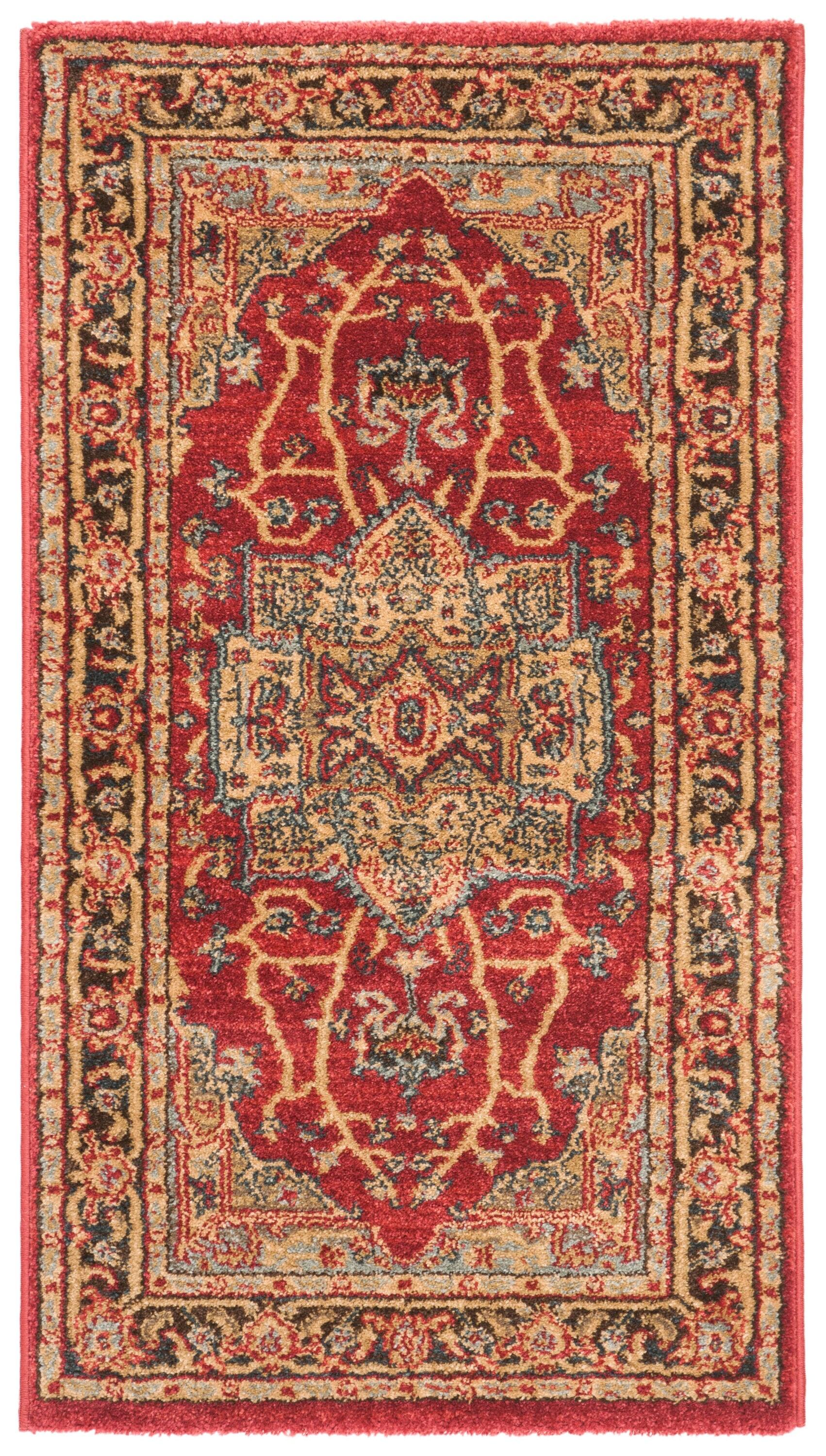 Mahal MAH625 Power Loomed Indoor Accent Rug - Natural/Navy - 2'2"x4' - Safavieh.