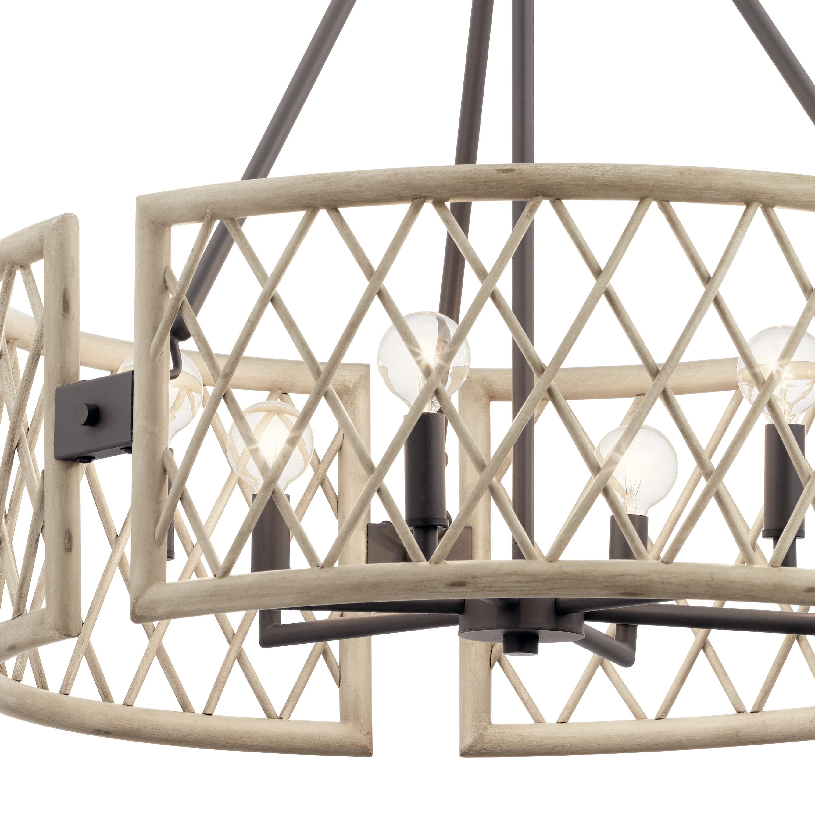 Kichler Lighting - Six Light Chandelier - Chandelier Round Pendant - Rustic