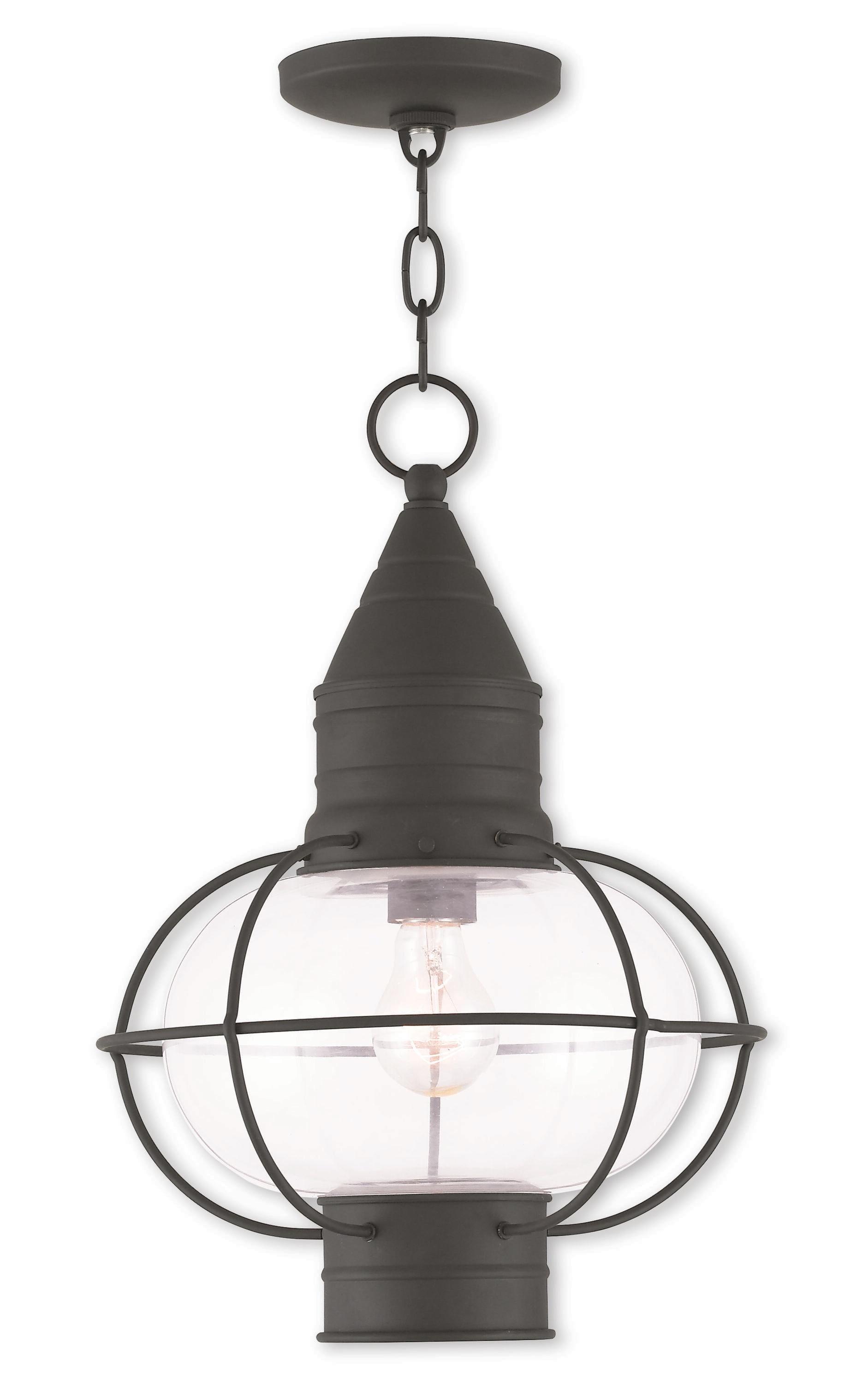 Livex Lighting Newburyport 1 - Light Pendant in  Black