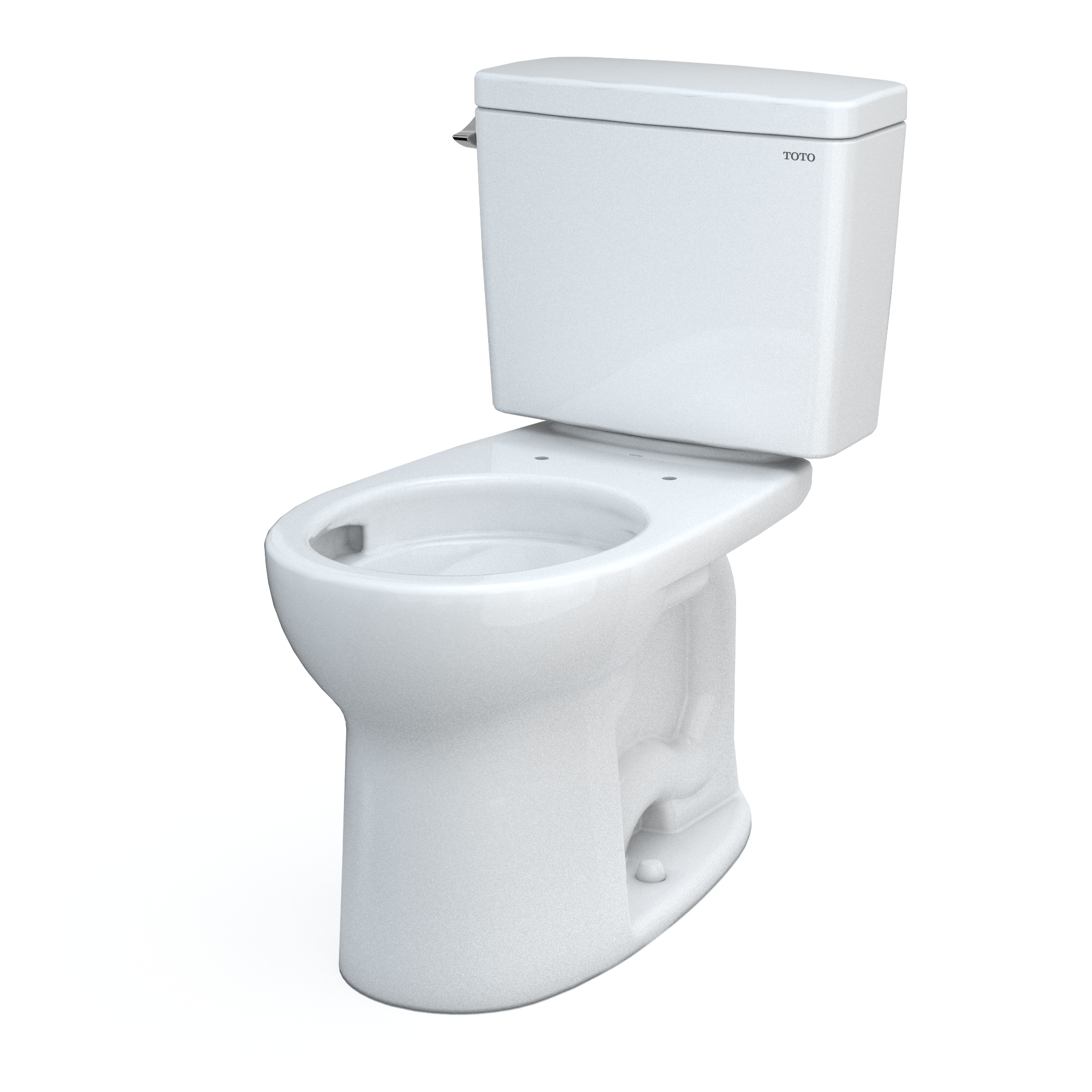 Drake® 1.6 GPF Round Two-Piece Toilet with Tornado Flush (Seat Not Included)