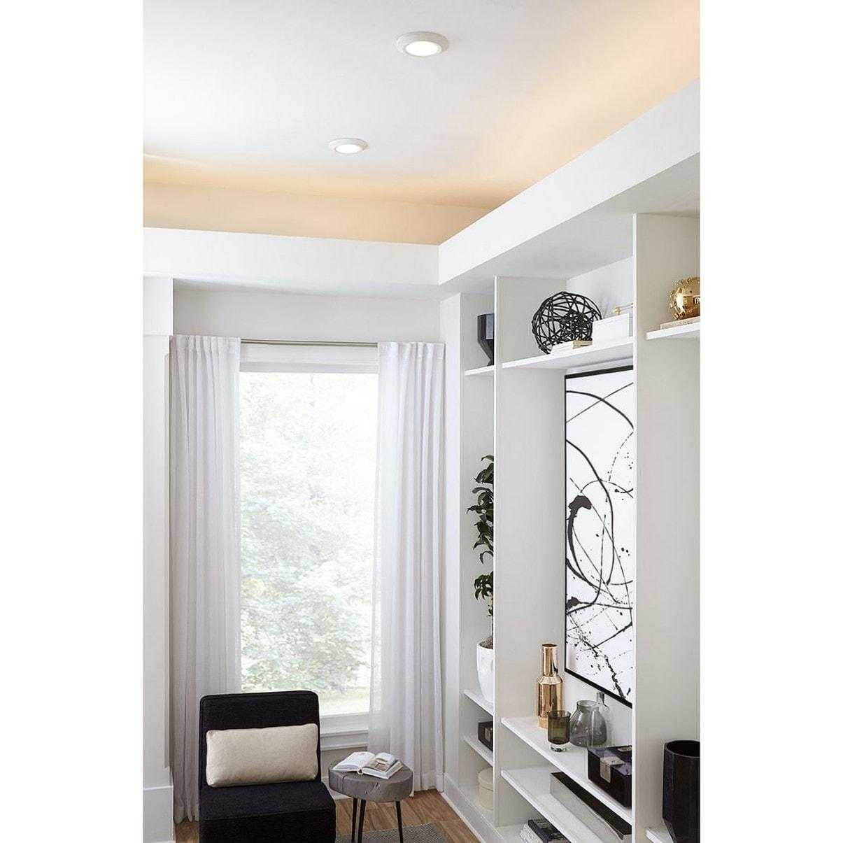 7-1/4" Intrinsic Collection Surface Mount LED in White