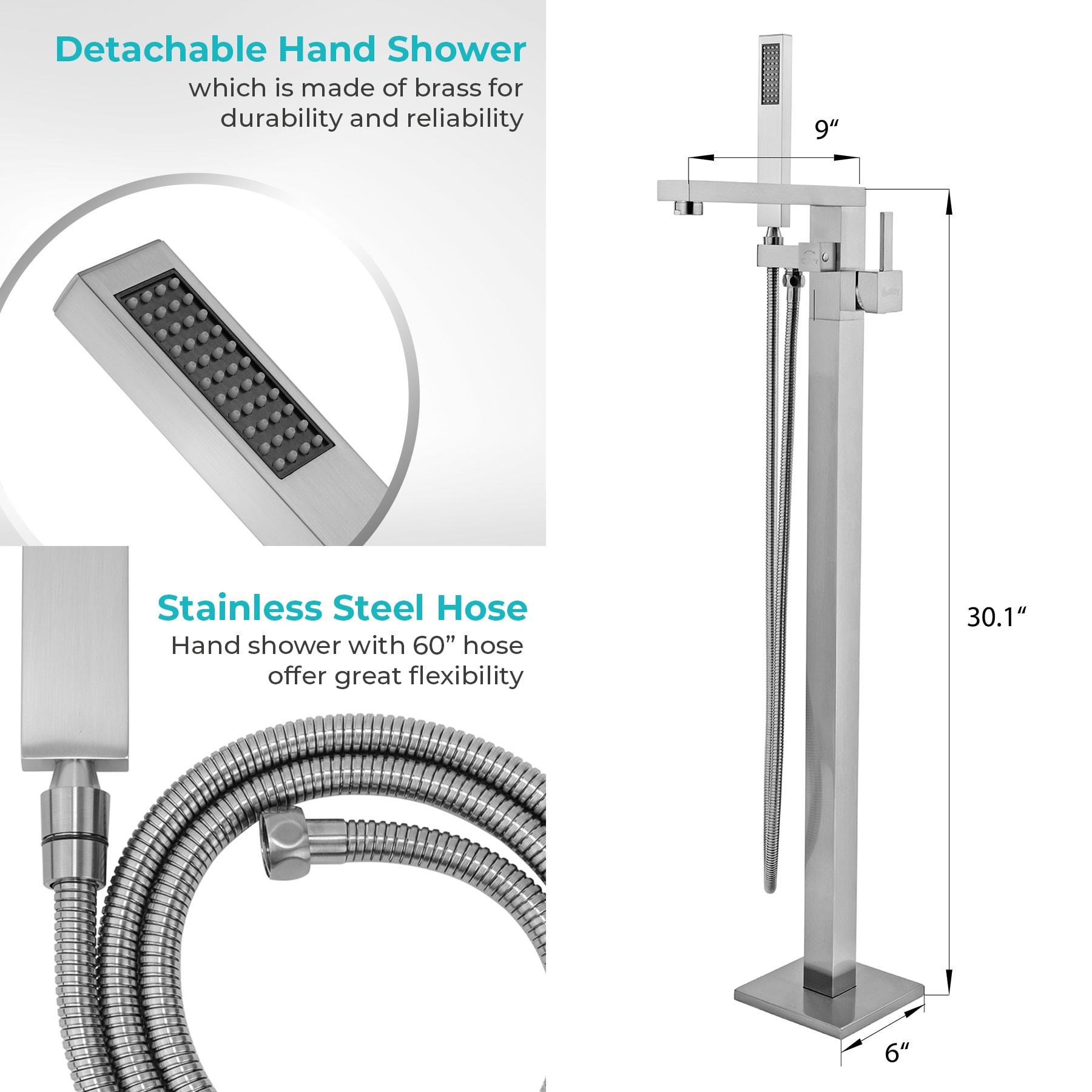 Single Handle Floor Mounted with Handshower