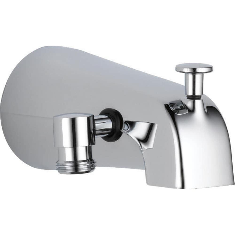 Delta U1072-PK Universal Showering Components Wall Mounted Tub Spout Trim with Diverter