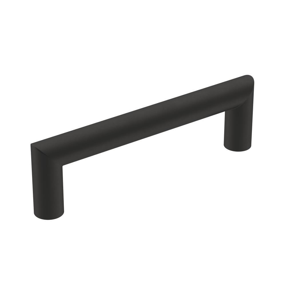 Amerock Revolve 3-3/4 inch (96mm) Center-to-Center Matte Black Cabinet Pull